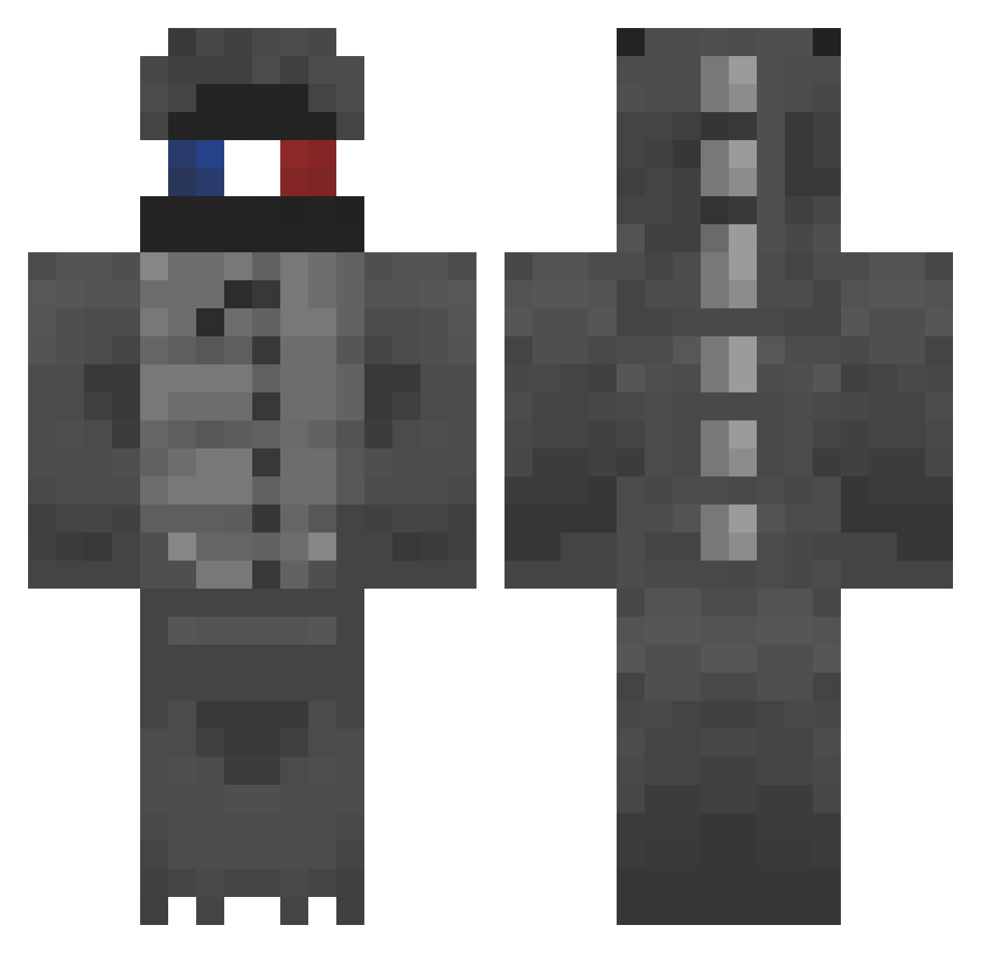 khalid_1980 Minecraft skin, front and back view