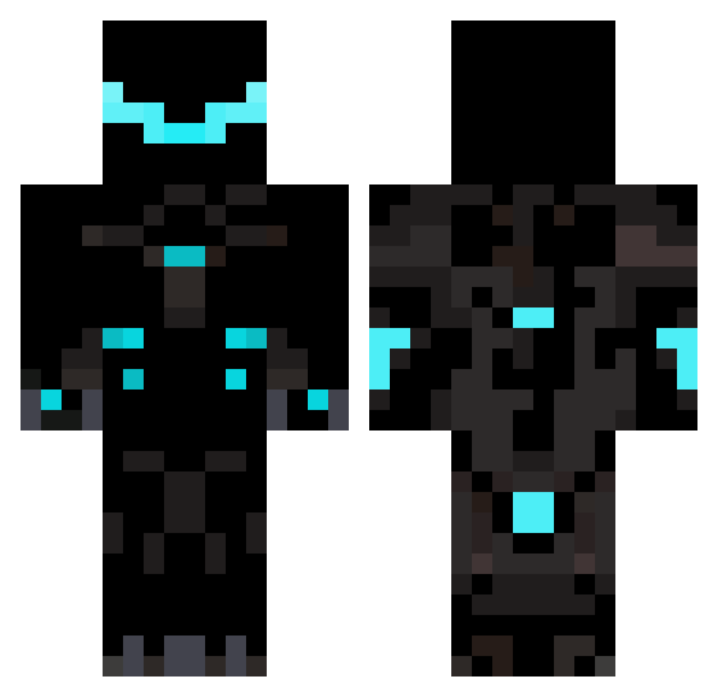 _Tbm_ Minecraft skin, front and back view