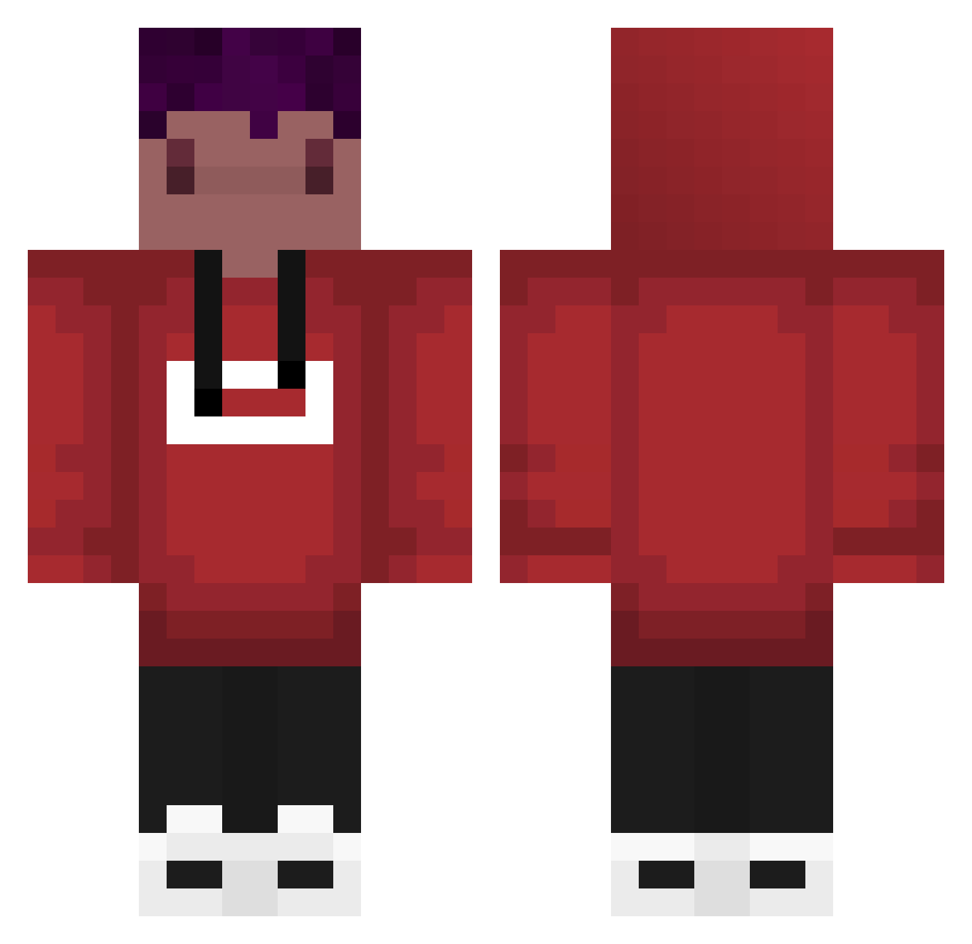 RenatoPNG Minecraft skin, front and back view