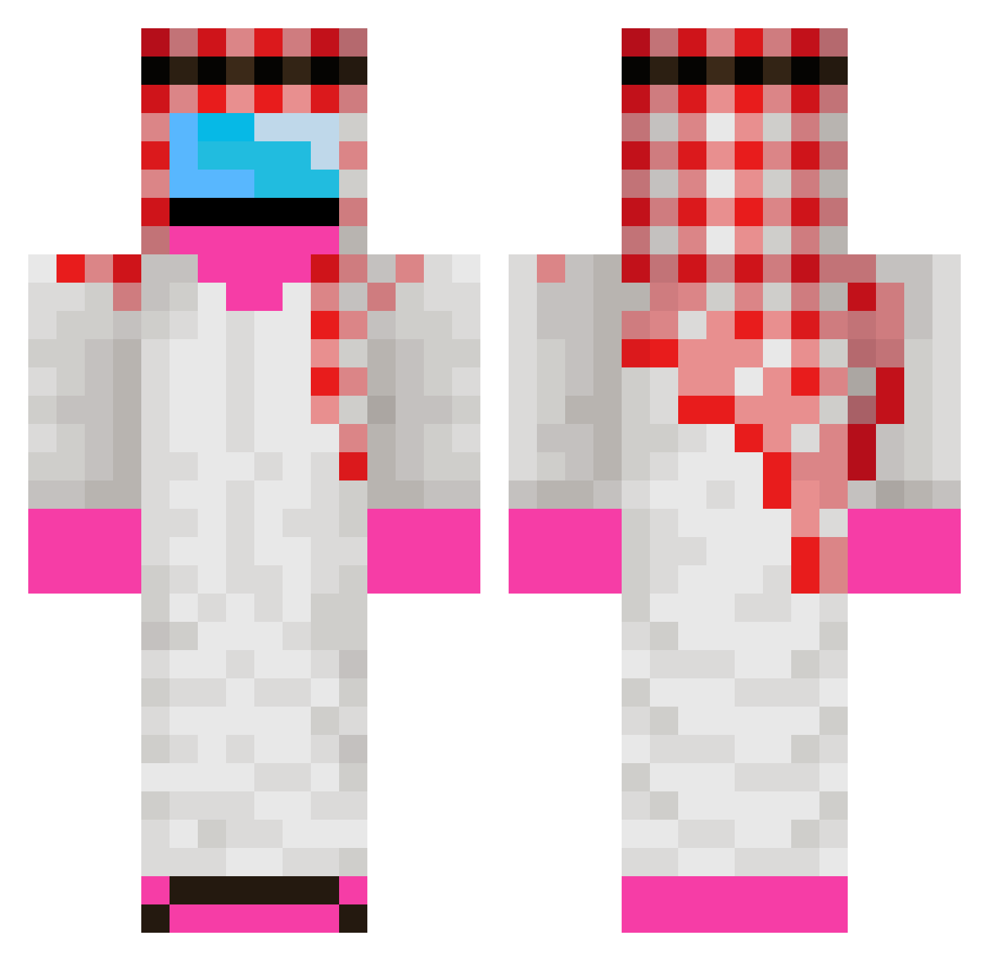 ilqcwy_ Minecraft skin, front and back view