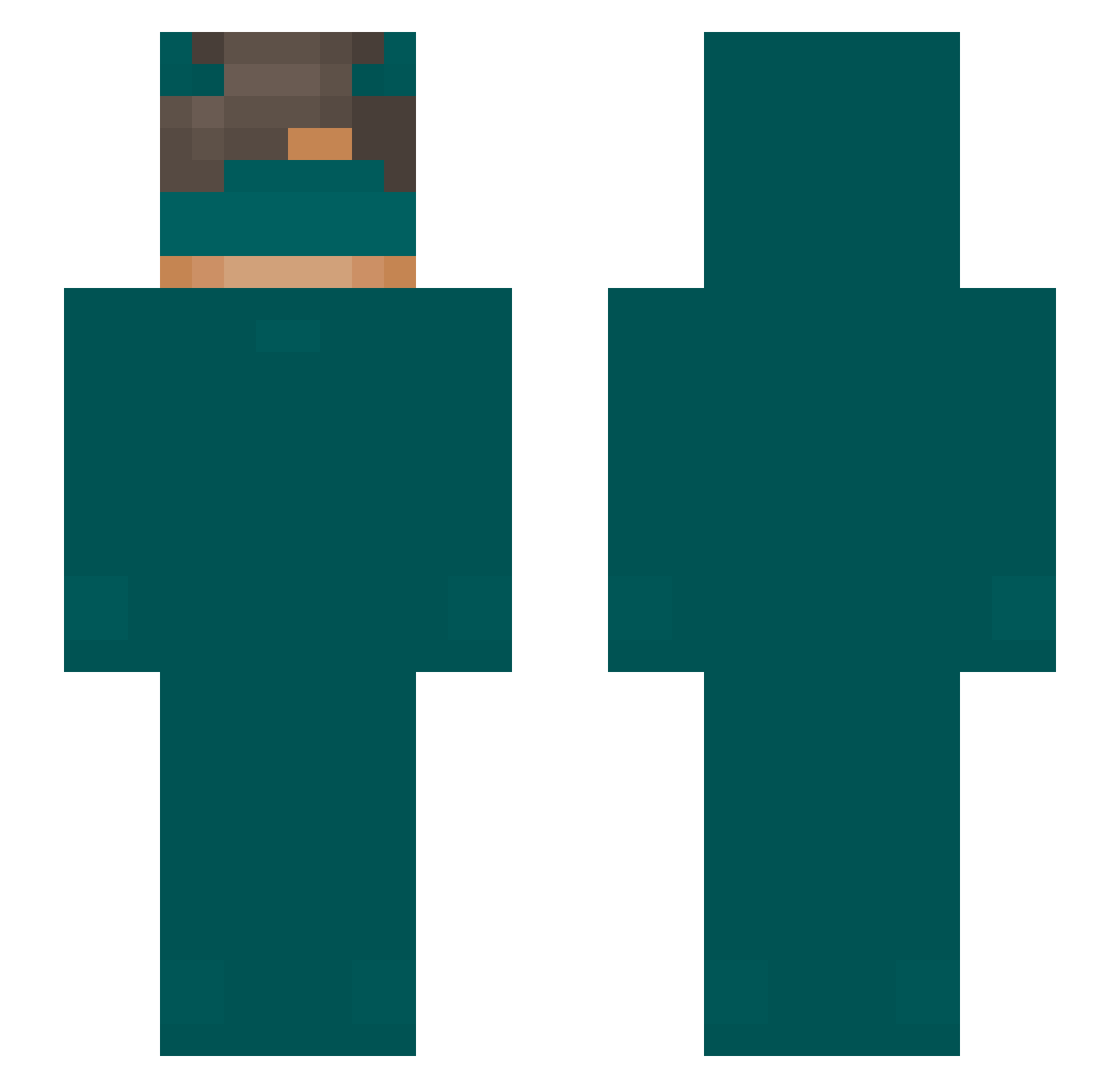 D0nkeykong420 Minecraft skin, front and back view