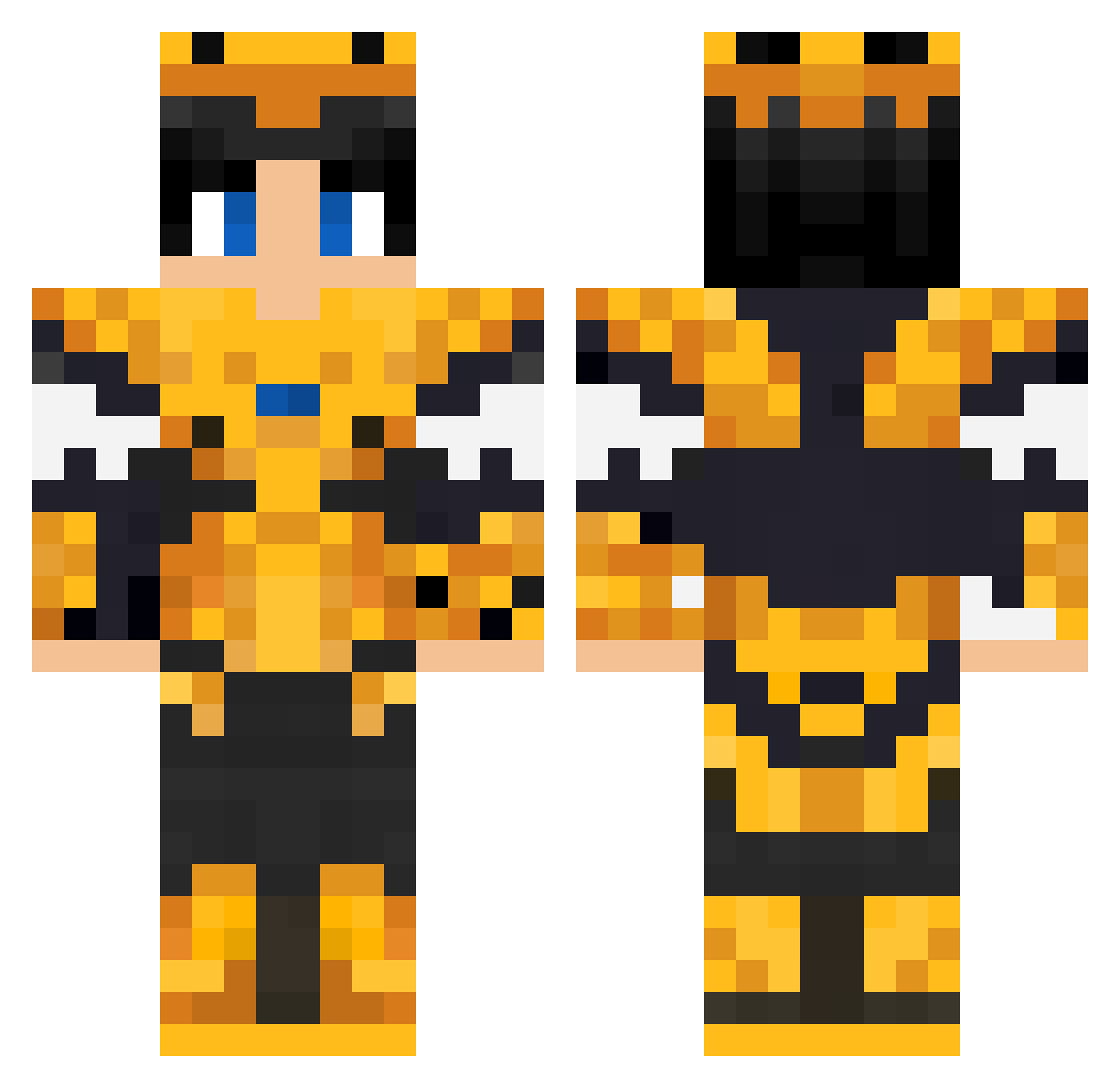 El_Mandingaa Minecraft skin, front and back view