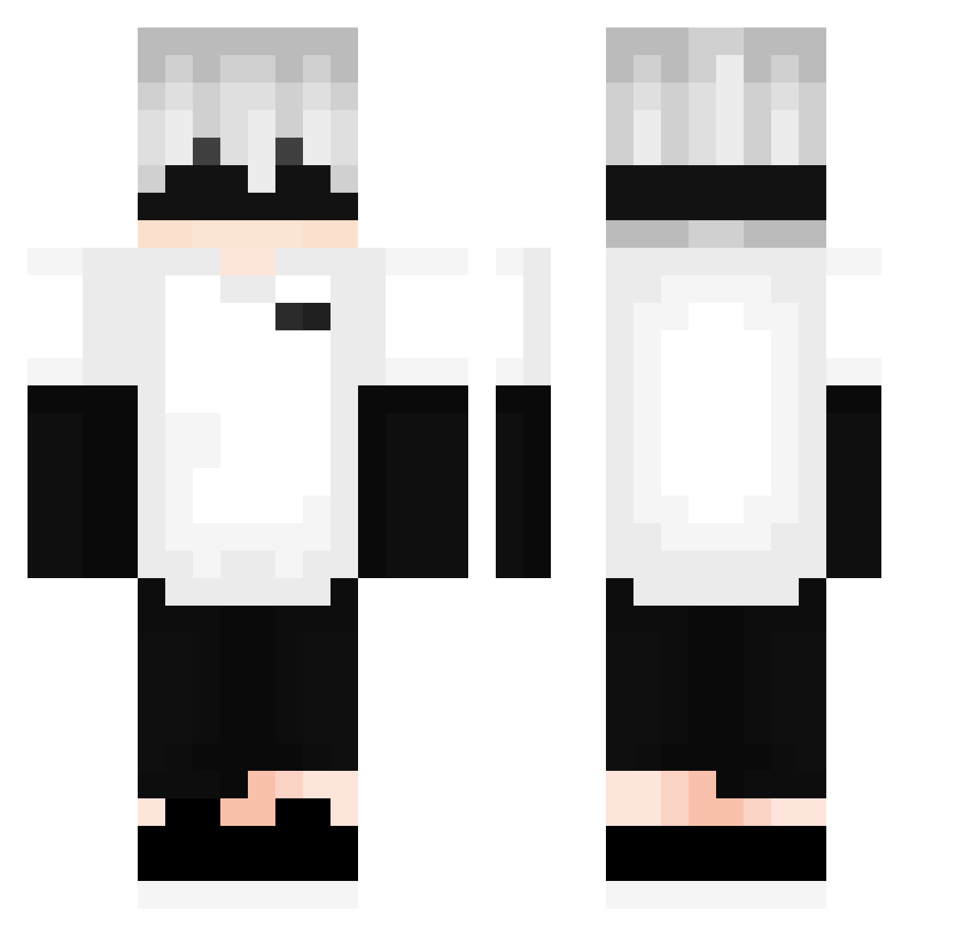 TimHuang0705 Minecraft skin, front and back view