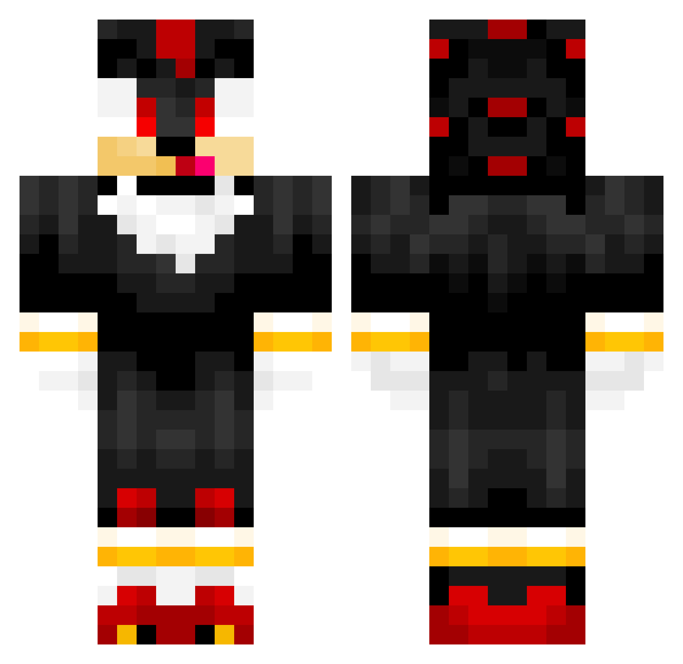 IgorChampion Minecraft skin, front and back view