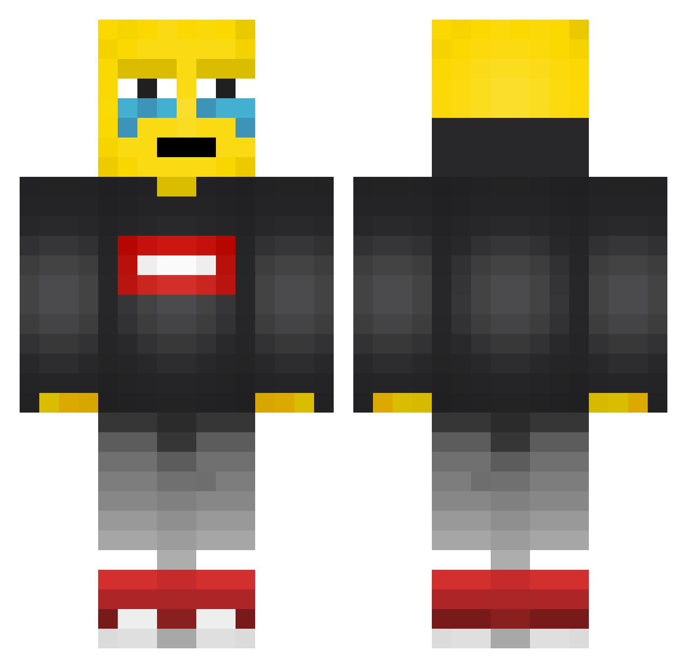 LUCASGAME20108 Minecraft skin, front and back view