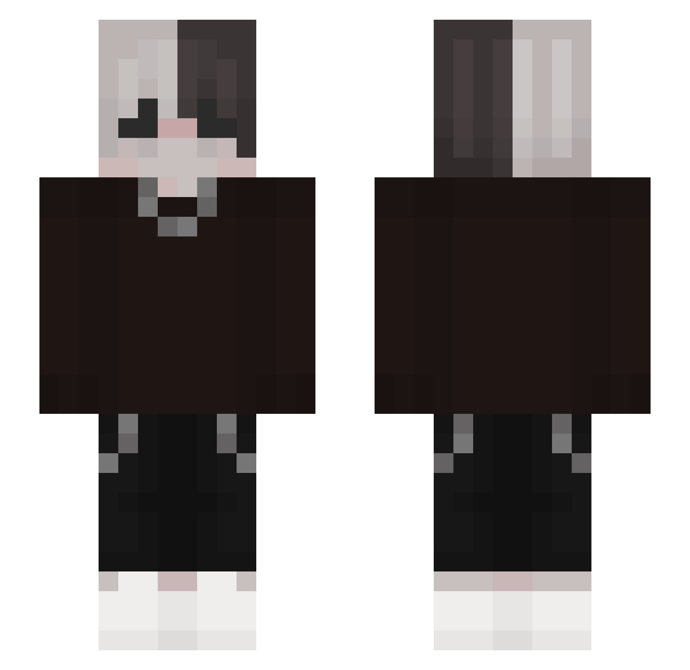 2115united Minecraft skin, front and back view
