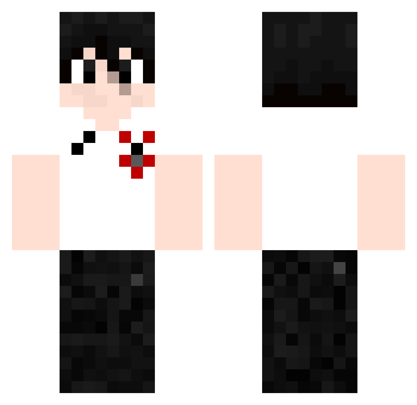 titonelli Minecraft skin, front and back view