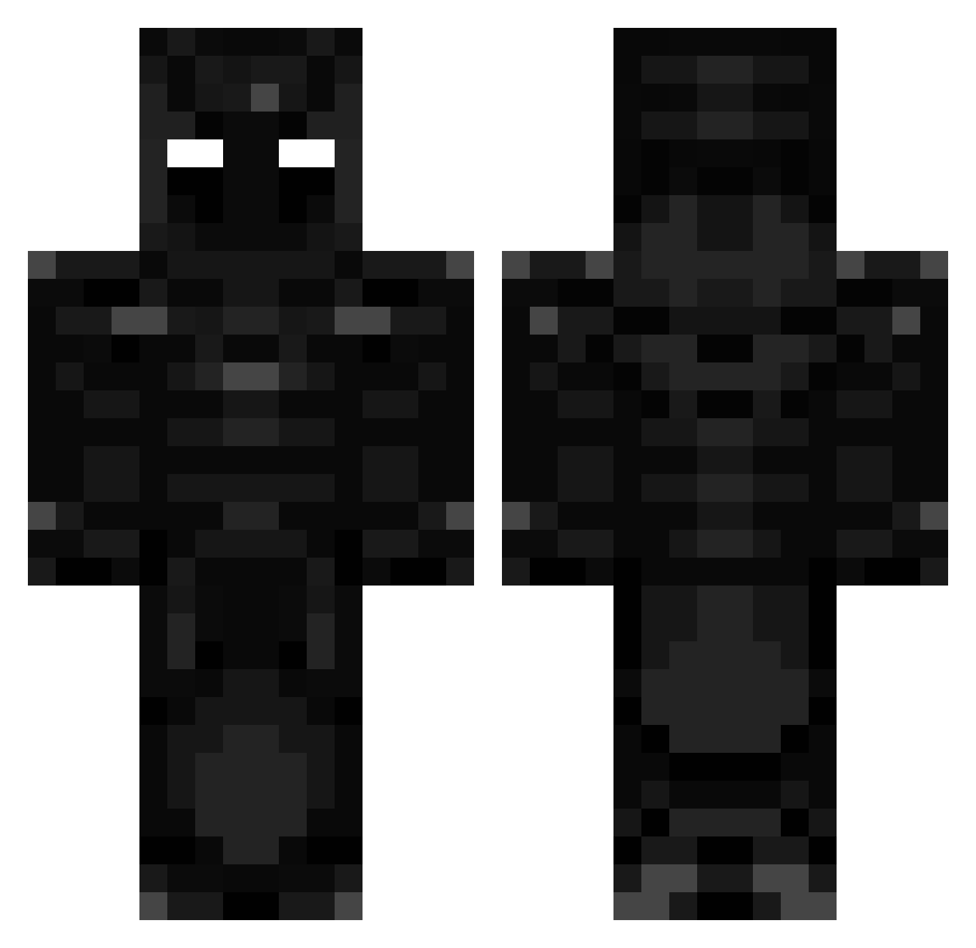 alrkz Minecraft skin, front and back view