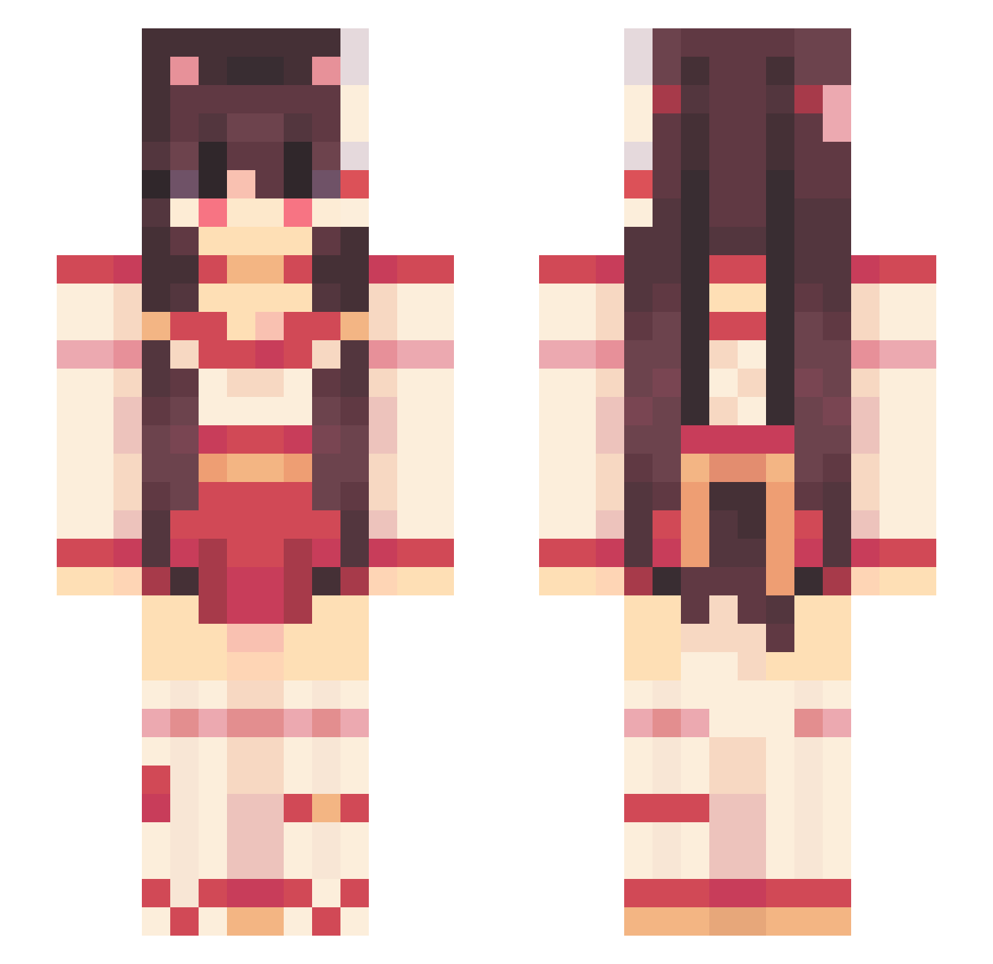k_eikos_ Minecraft skin, front and back view