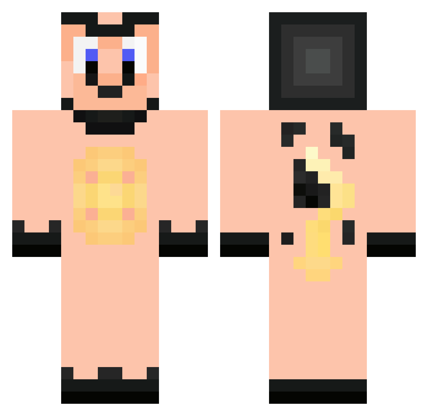KauazinMG Minecraft skin, front and back view