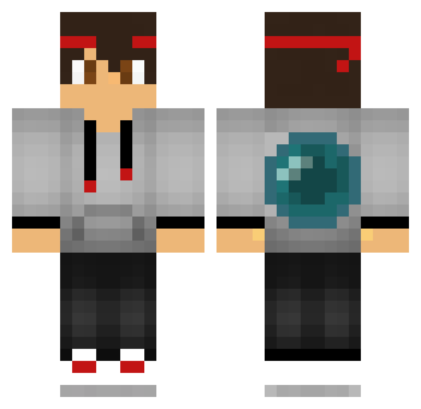 simonvaniperen7 Minecraft skin, front and back view