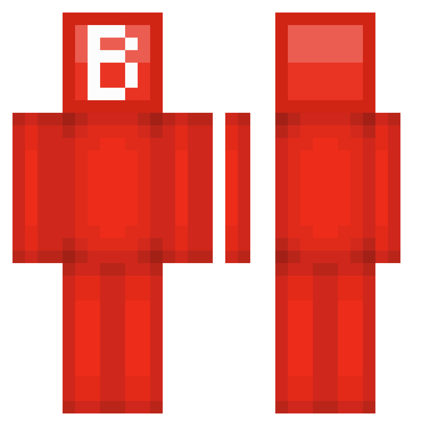 Nolle2011 Minecraft skin, front and back view