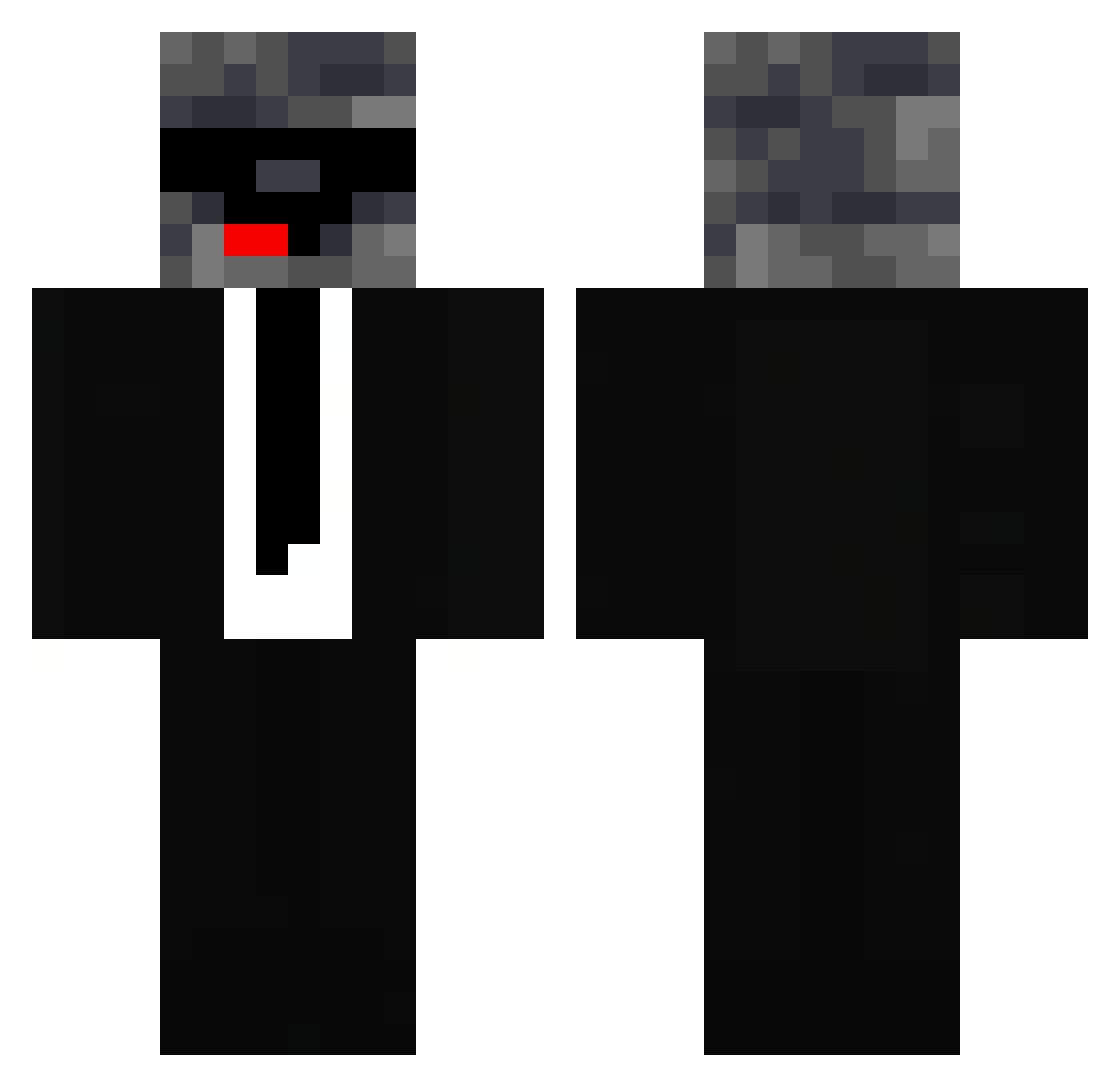 Wachter87 Minecraft skin, front and back view