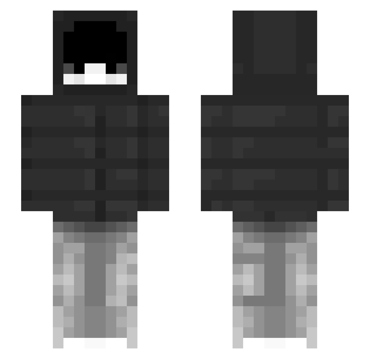 leejeongchan Minecraft skin, front and back view