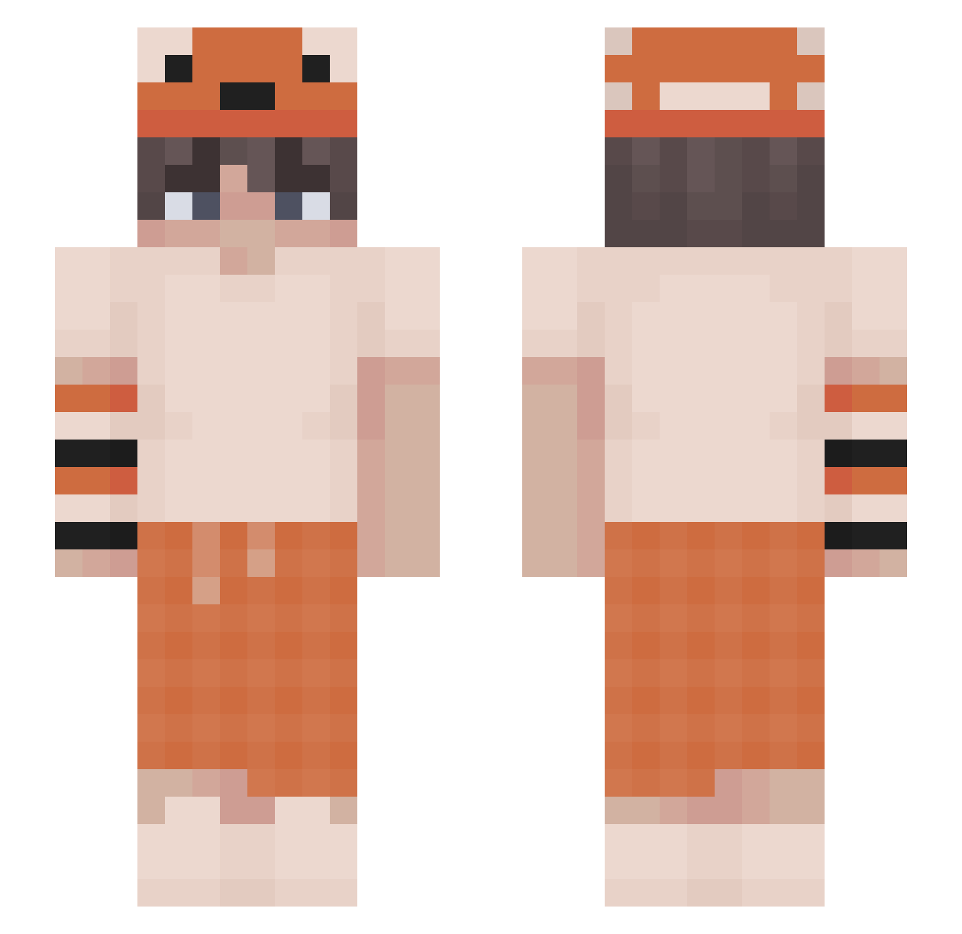Stalh_ Minecraft skin, front and back view