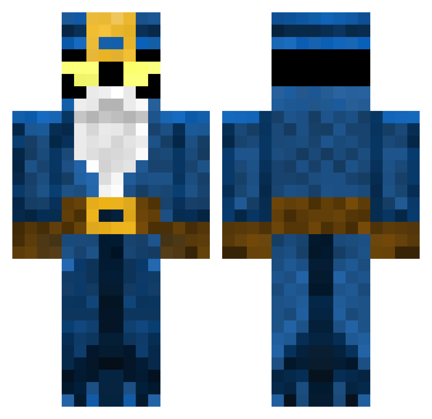 yung4skin Minecraft skin, front and back view