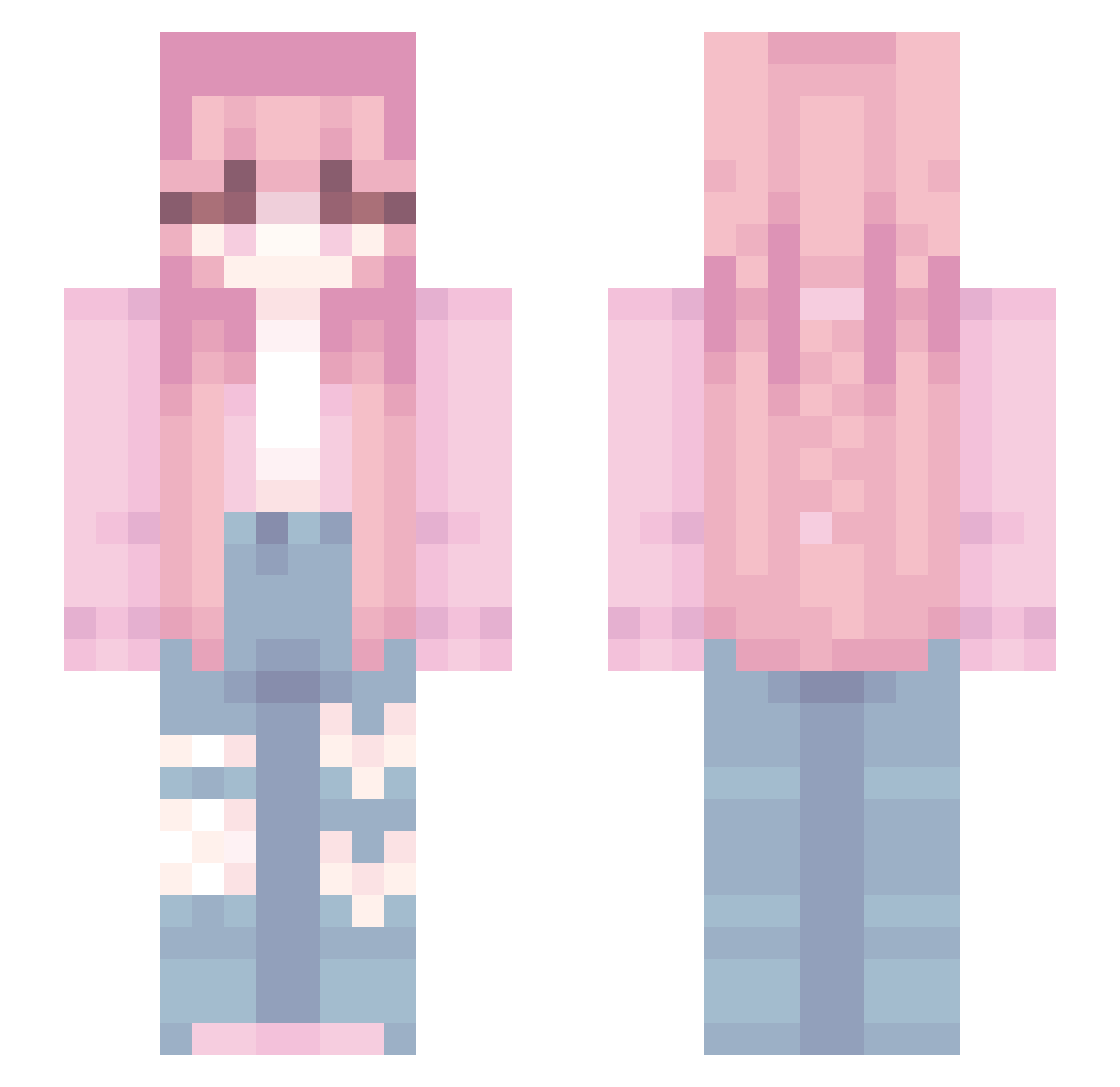 matis_shadow Minecraft skin, front and back view