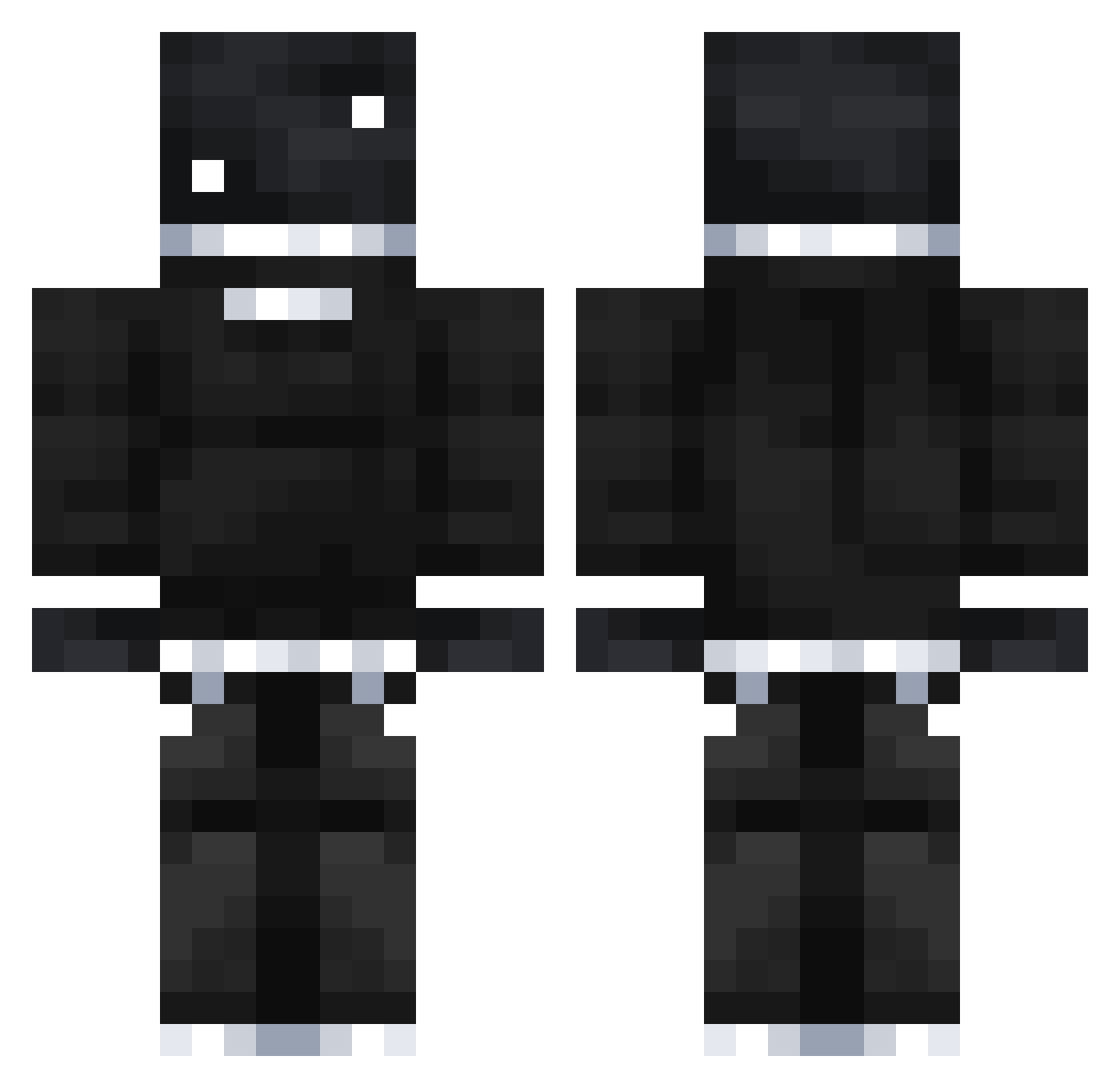 _Klim4ek_ Minecraft skin, front and back view