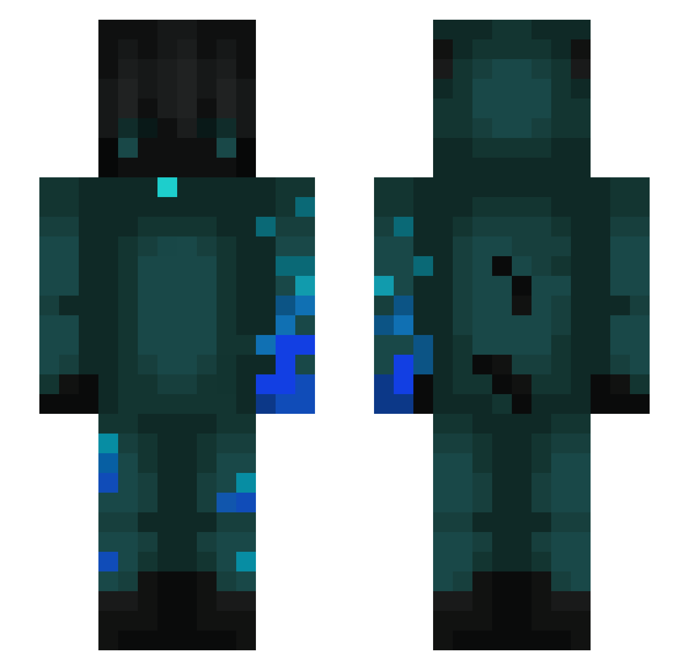 fail_name_exe Minecraft skin, front and back view