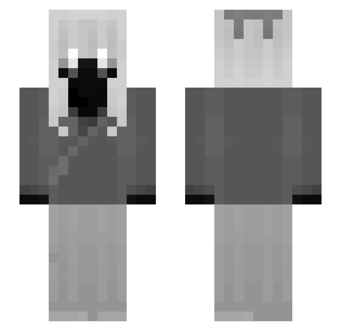 Tachyon_AG Minecraft skin, front and back view