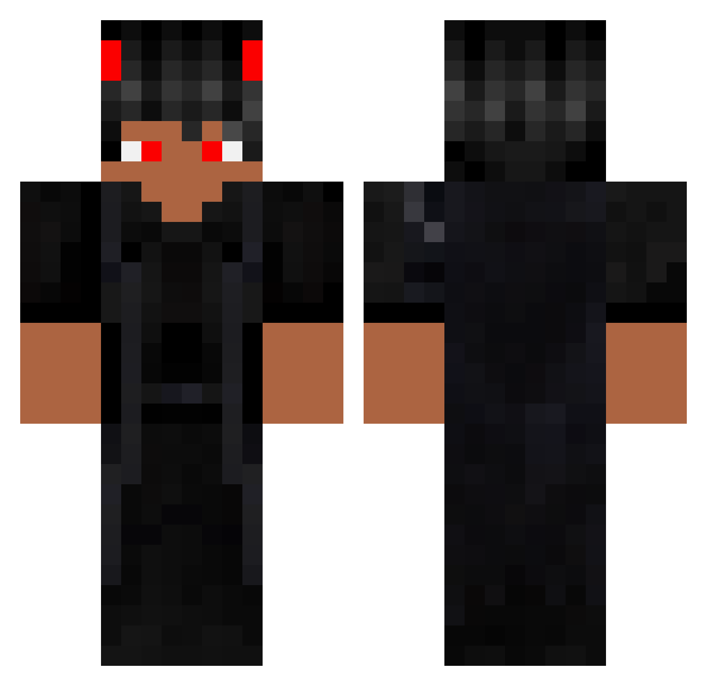 Vingas_ Minecraft skin, front and back view