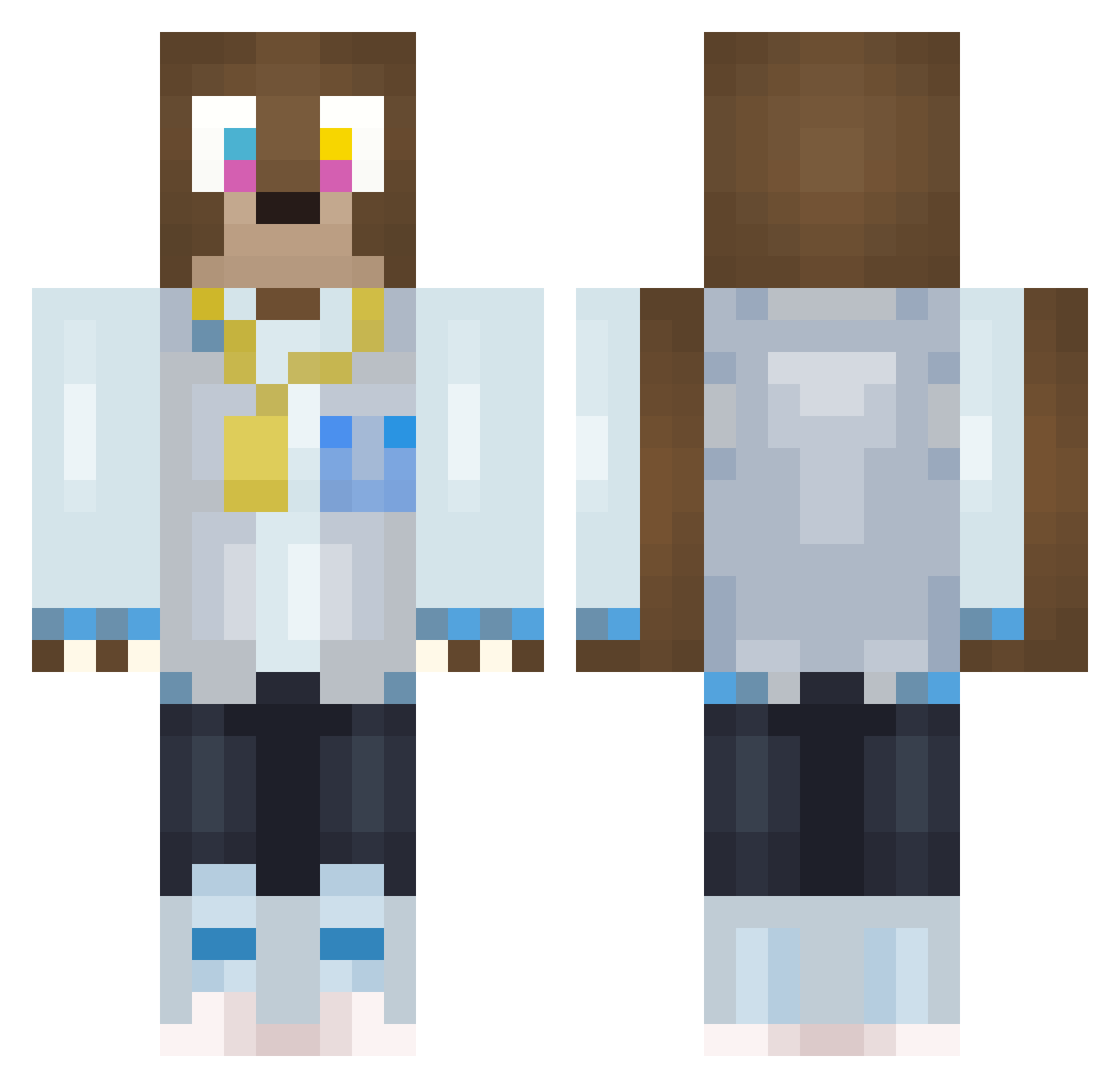 Adde_0305 Minecraft skin, front and back view