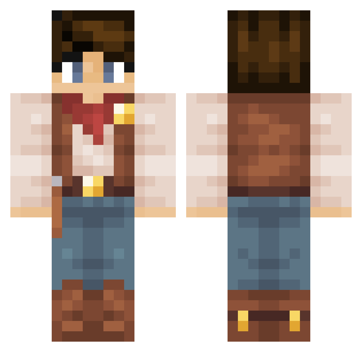 LRSdawgs Minecraft skin, front and back view