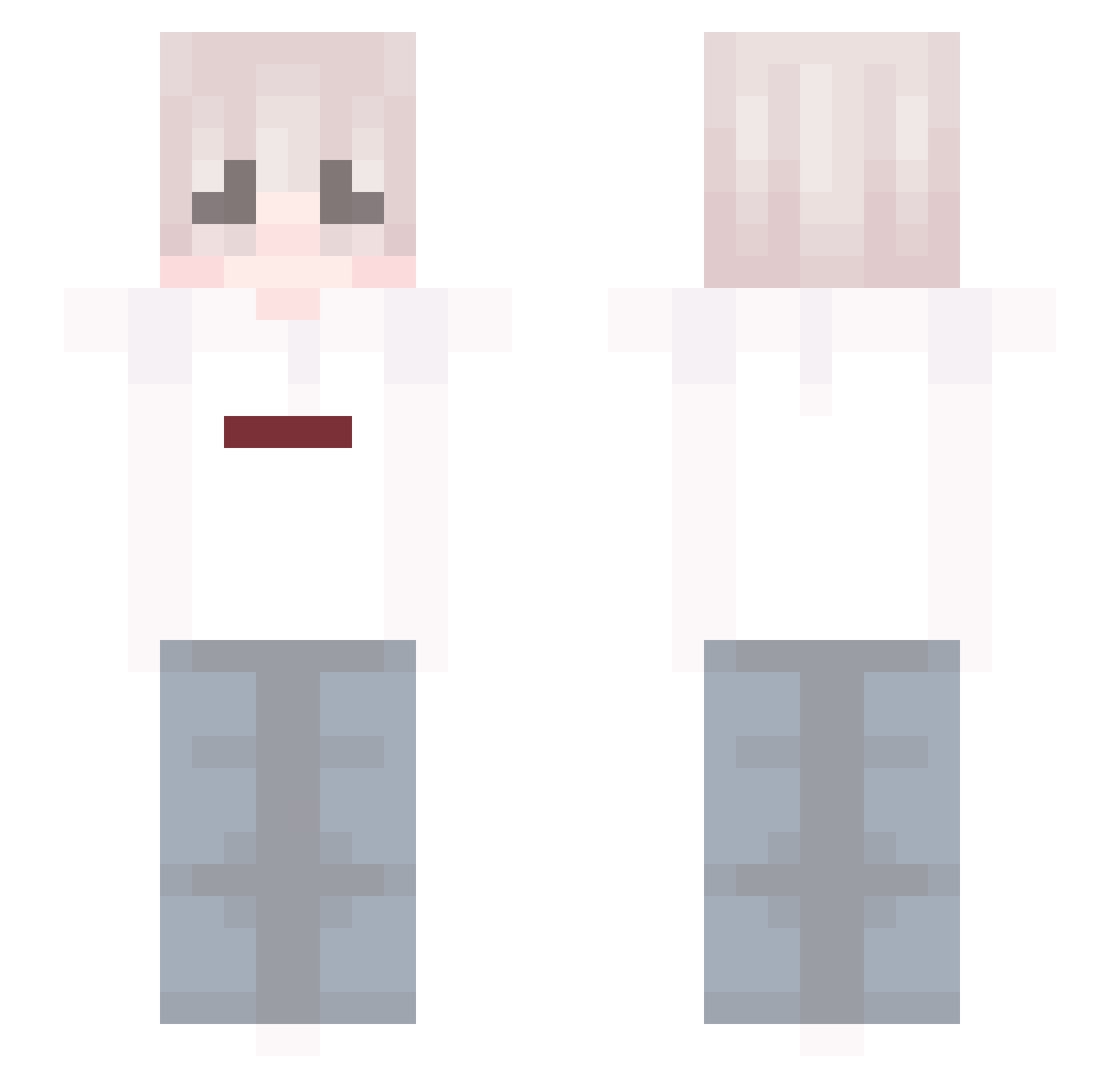 Moon_Breeze Minecraft skin, front and back view