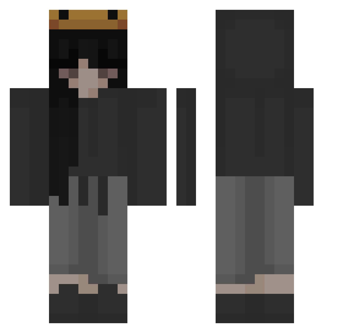 AllTimeLegends Minecraft skin, front and back view