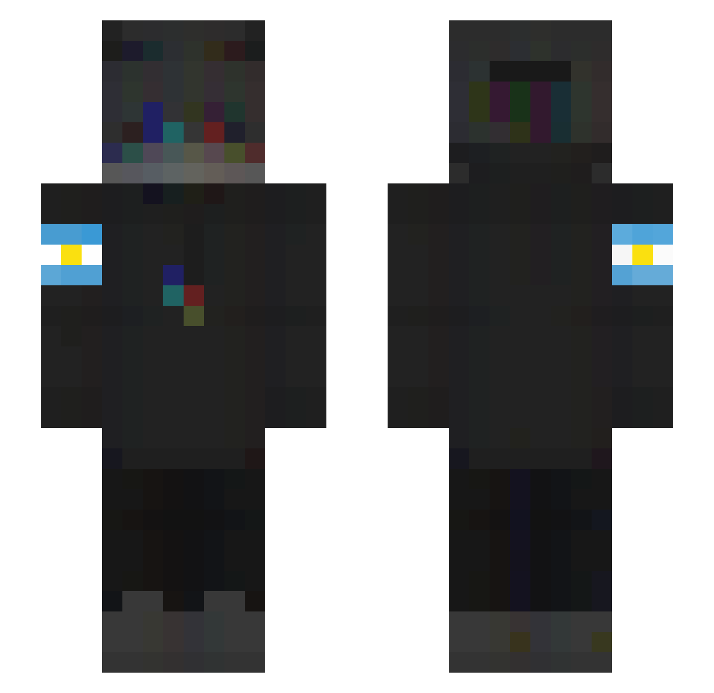 Manuel_Besares Minecraft skin, front and back view