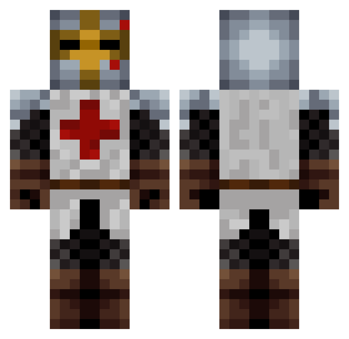 Tylerp1955 Minecraft skin, front and back view