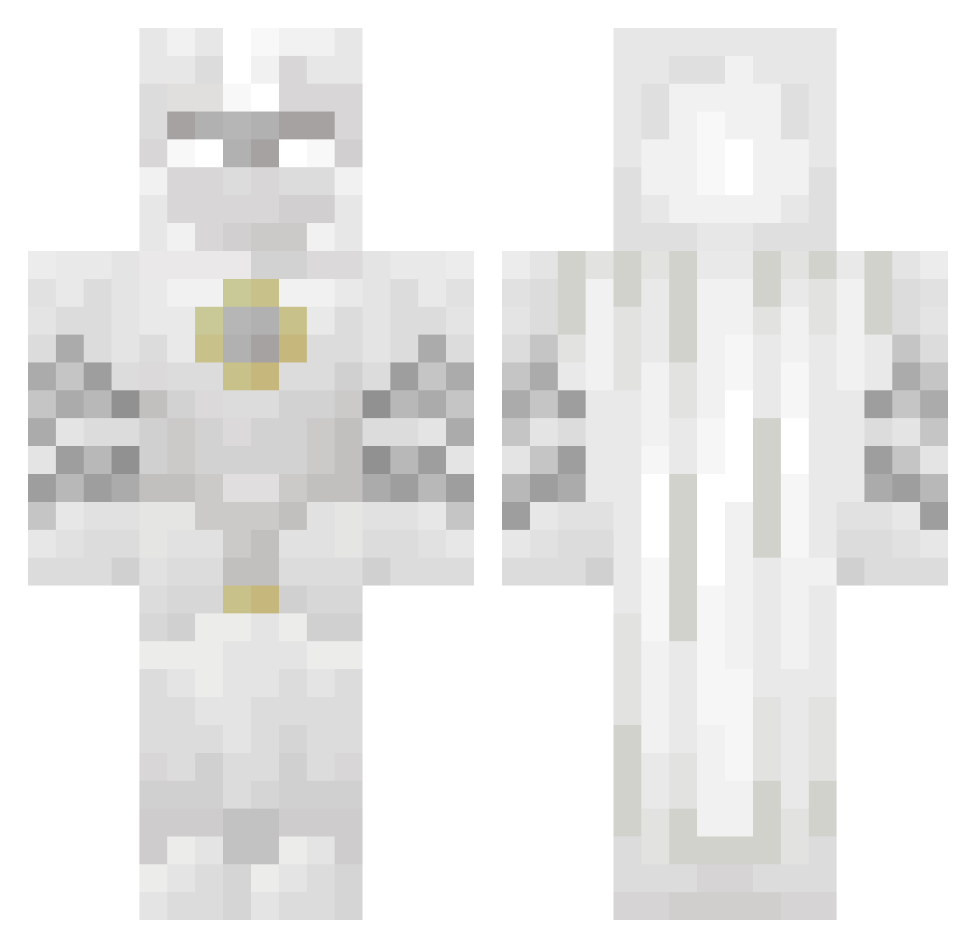 Chilleh95 Minecraft skin, front and back view