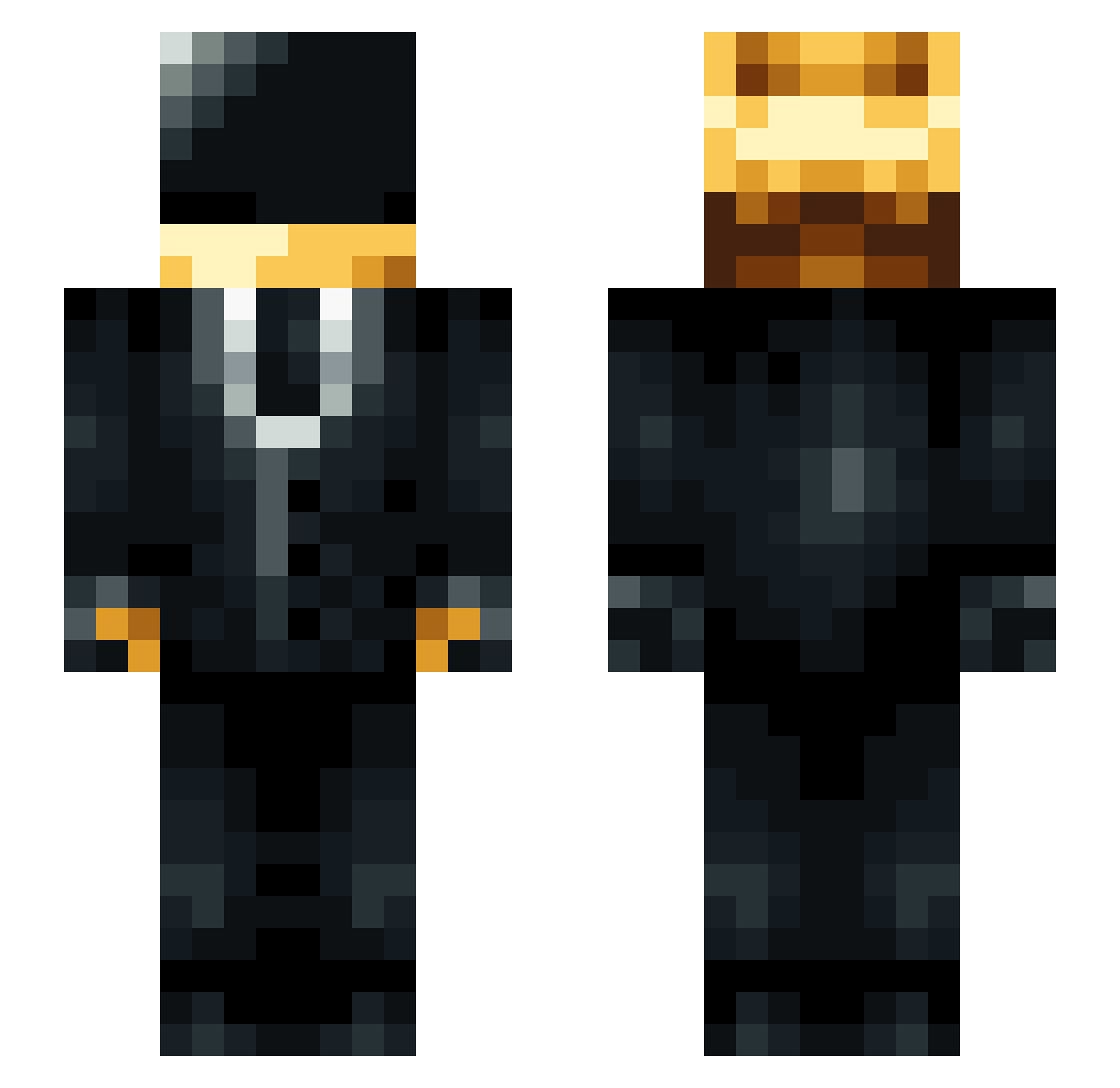 TimvdWiel Minecraft skin, front and back view