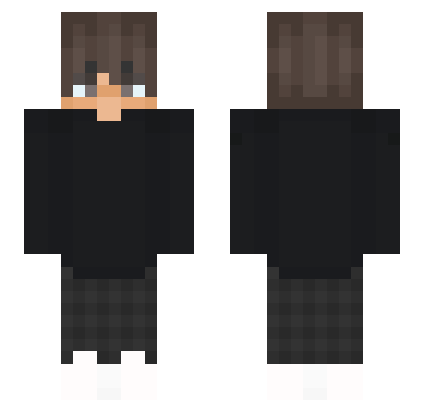 kaacpeerr2014 Minecraft skin, front and back view