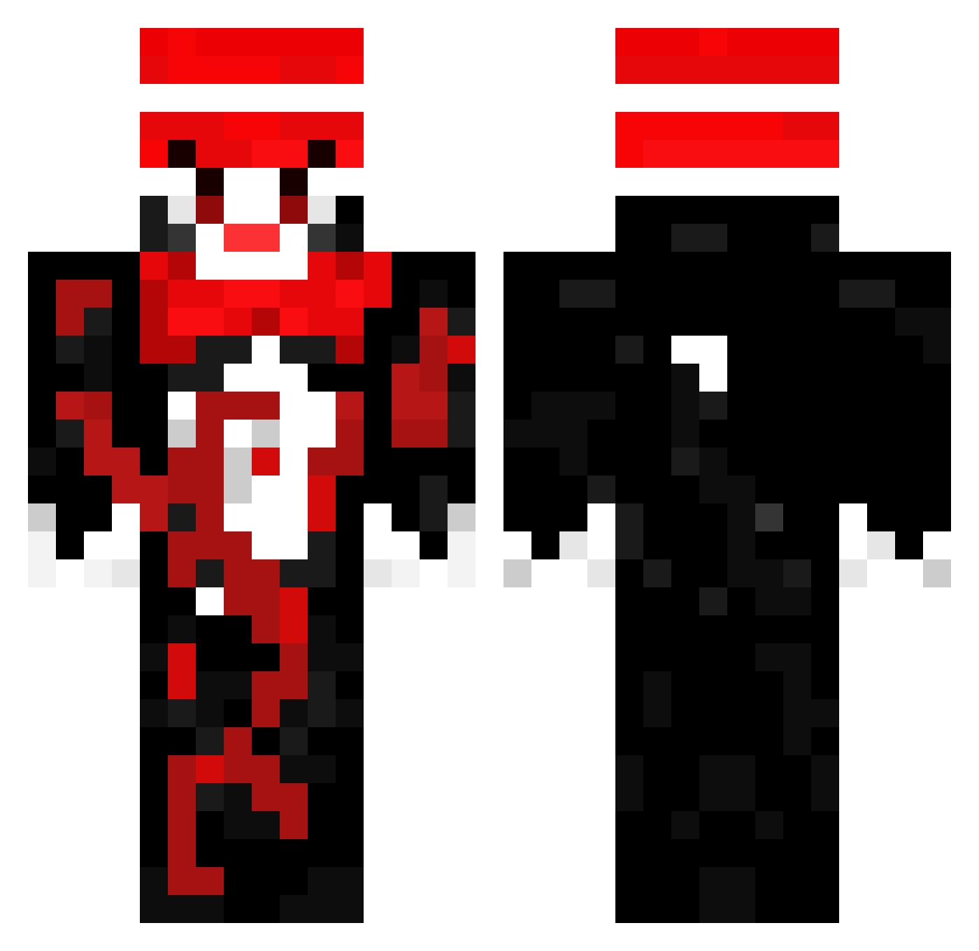 TBNRplayz26717 Minecraft skin, front and back view