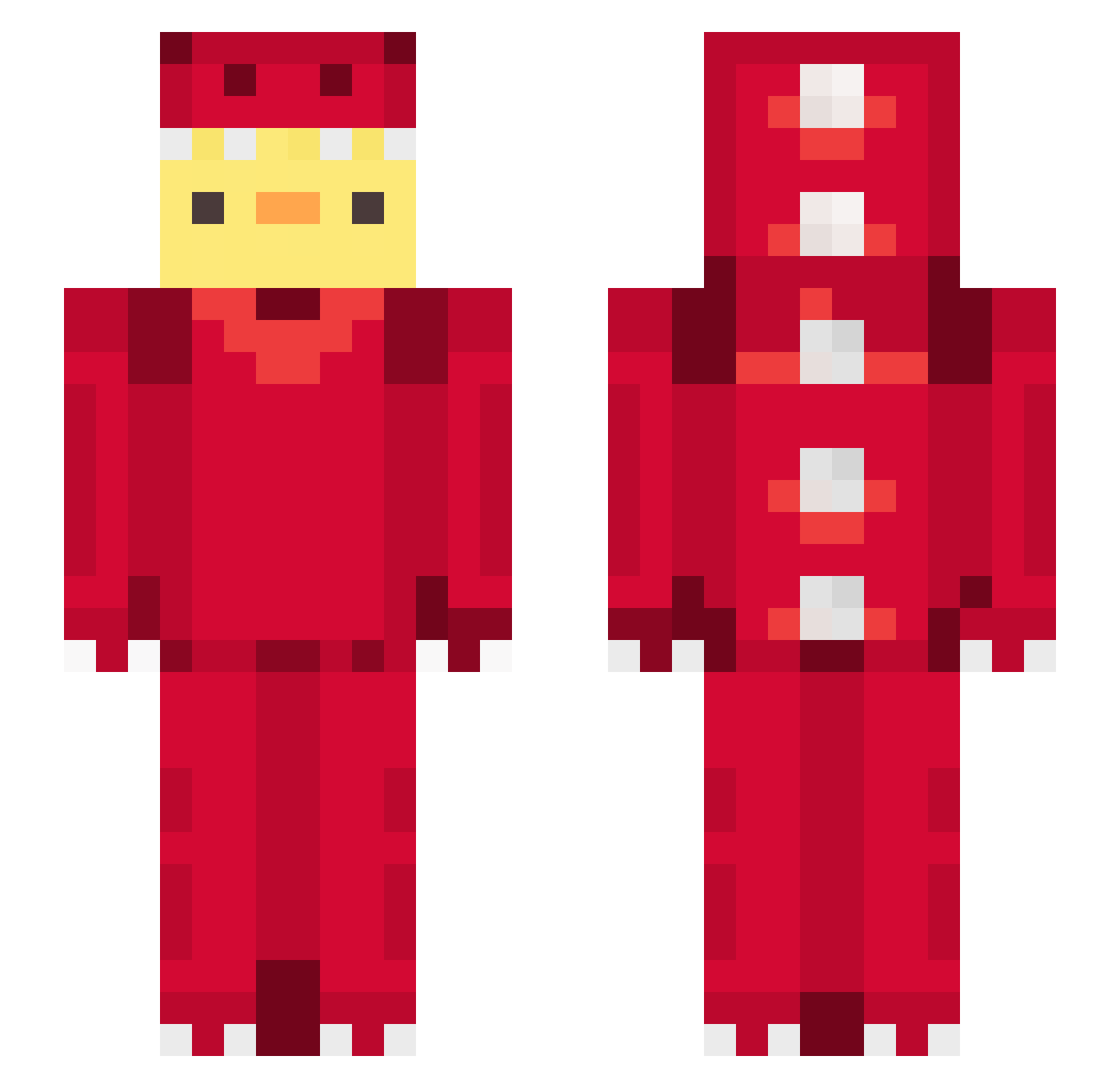 Am_Ro Minecraft skin, front and back view