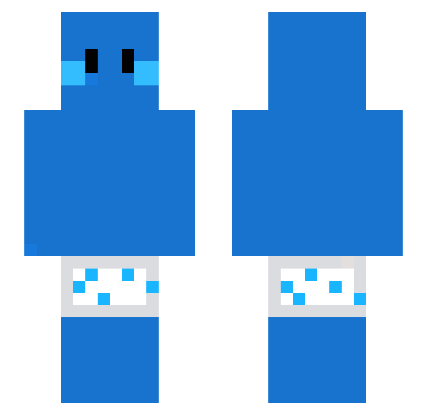vqxz_ Minecraft skin, front and back view