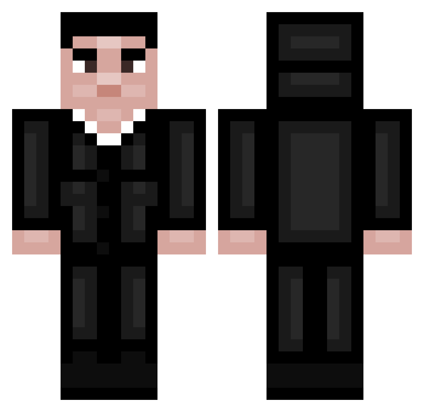 jappie2023 Minecraft skin, front and back view