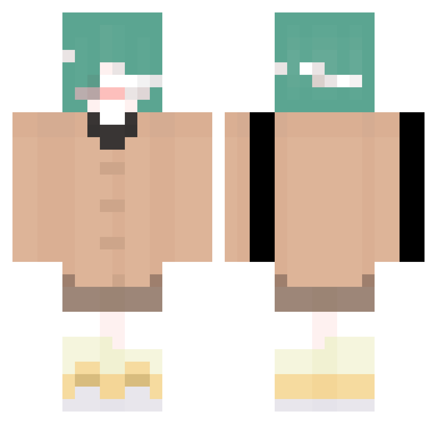 22Ryo27 Minecraft skin, front and back view