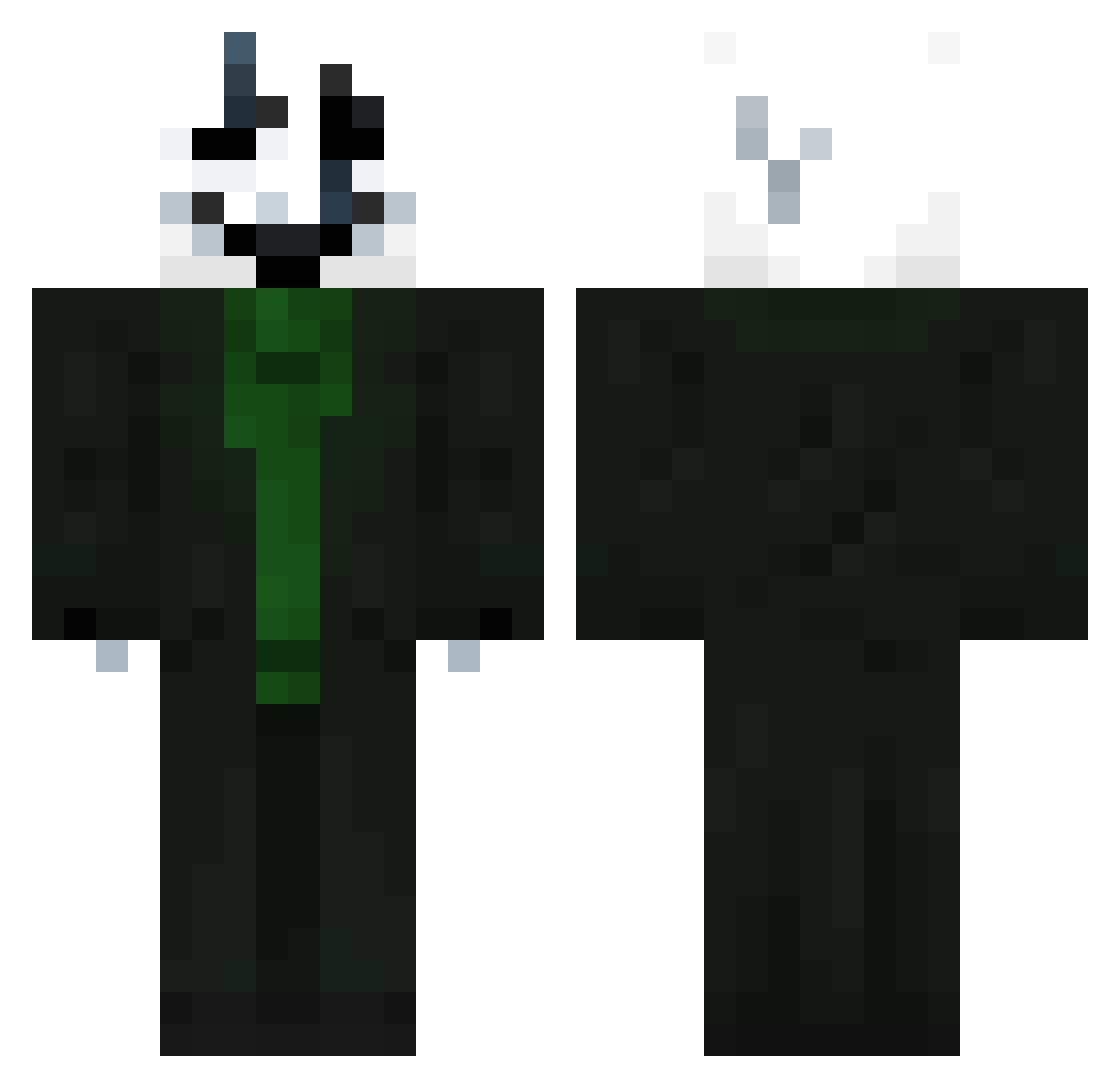 ChaseWolfenburg Minecraft skin, front and back view