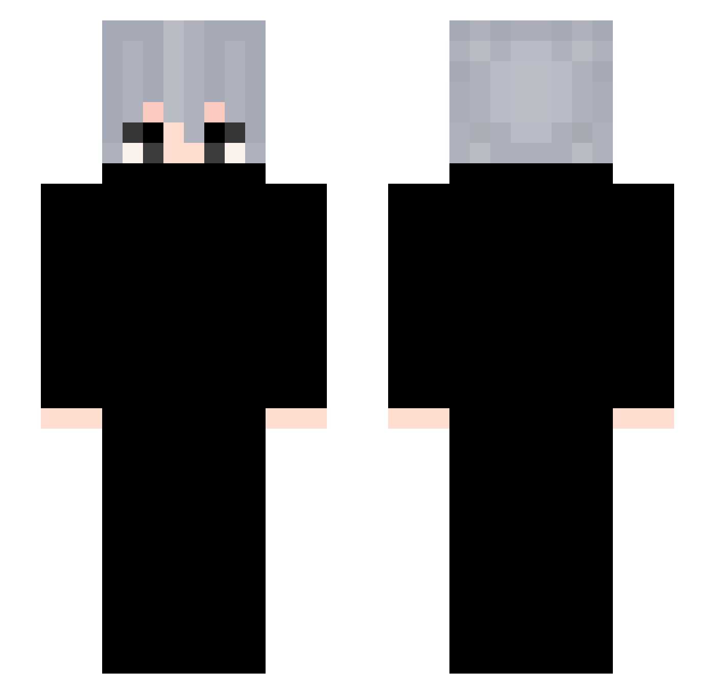 greeZy01z Minecraft skin, front and back view