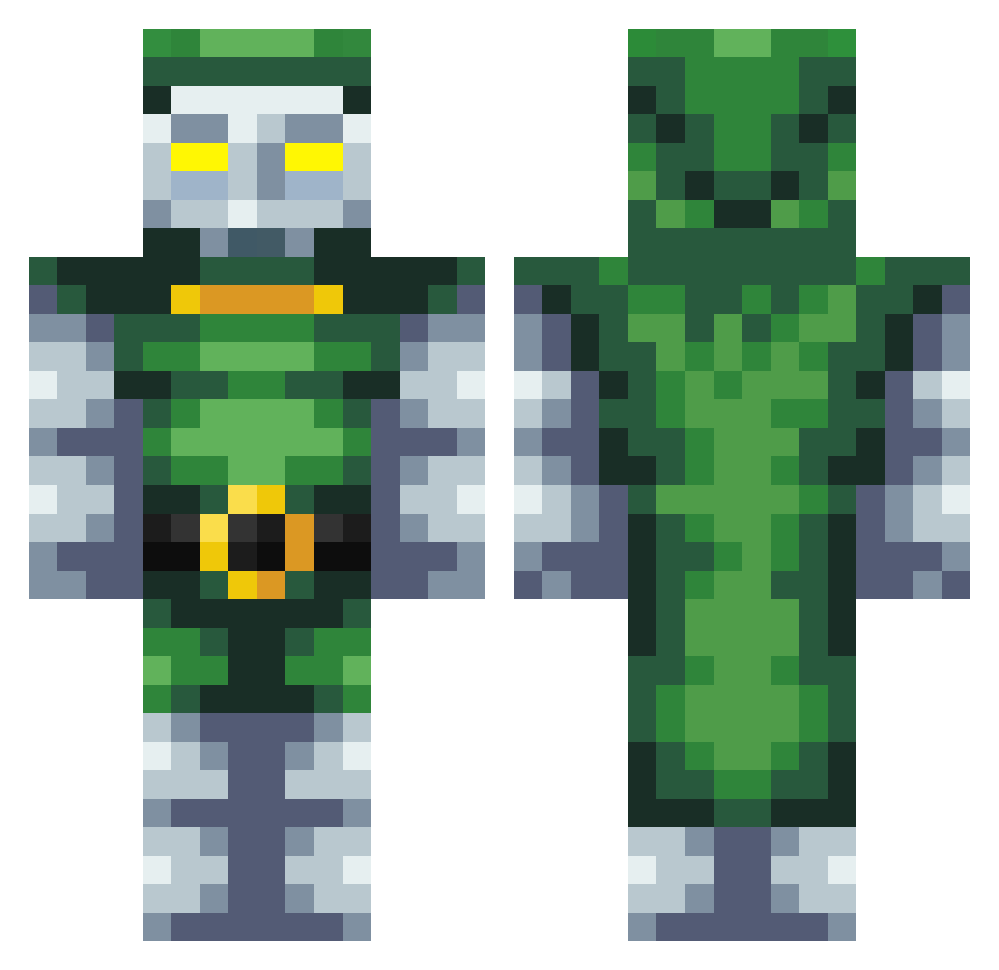 Carc0sa_ Minecraft skin, front and back view