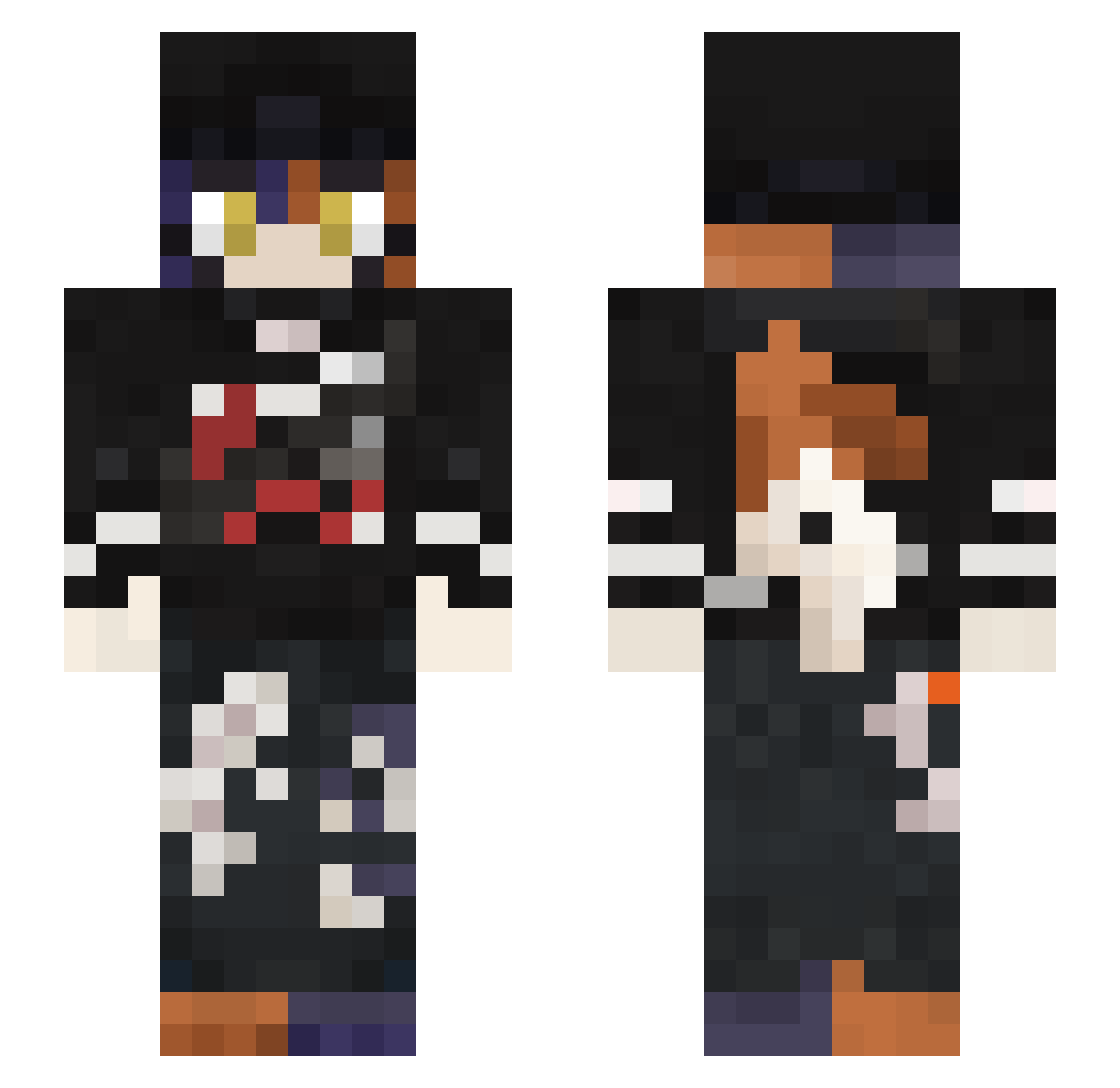 FurryPawjobz_ Minecraft skin, front and back view