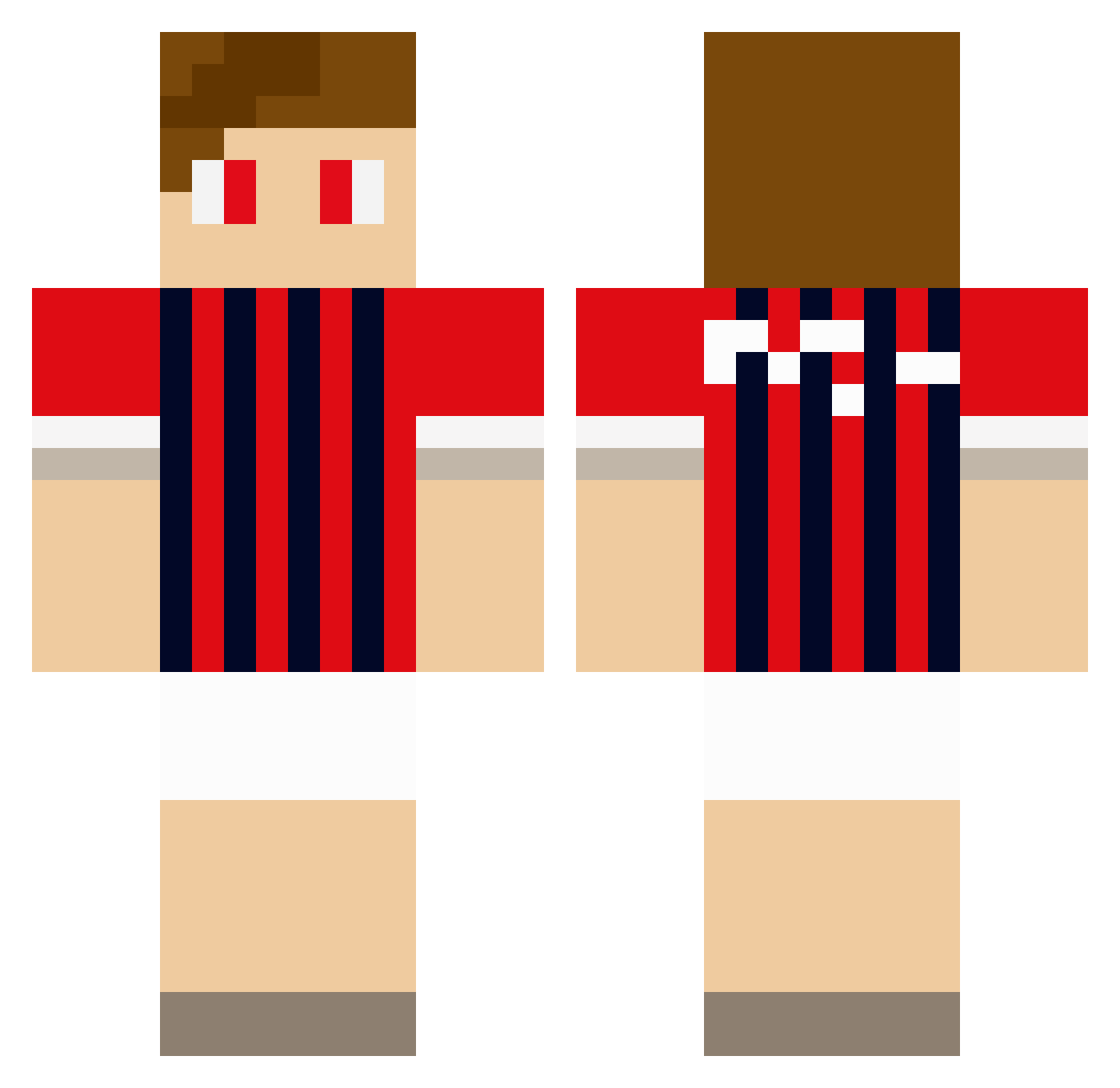 SteSkA82 Minecraft skin, front and back view