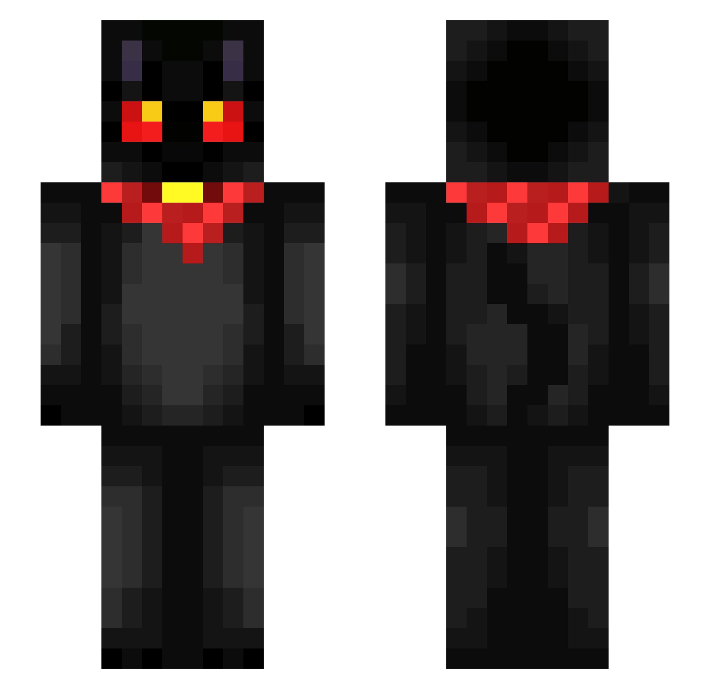 yardboy1 Minecraft skin, front and back view