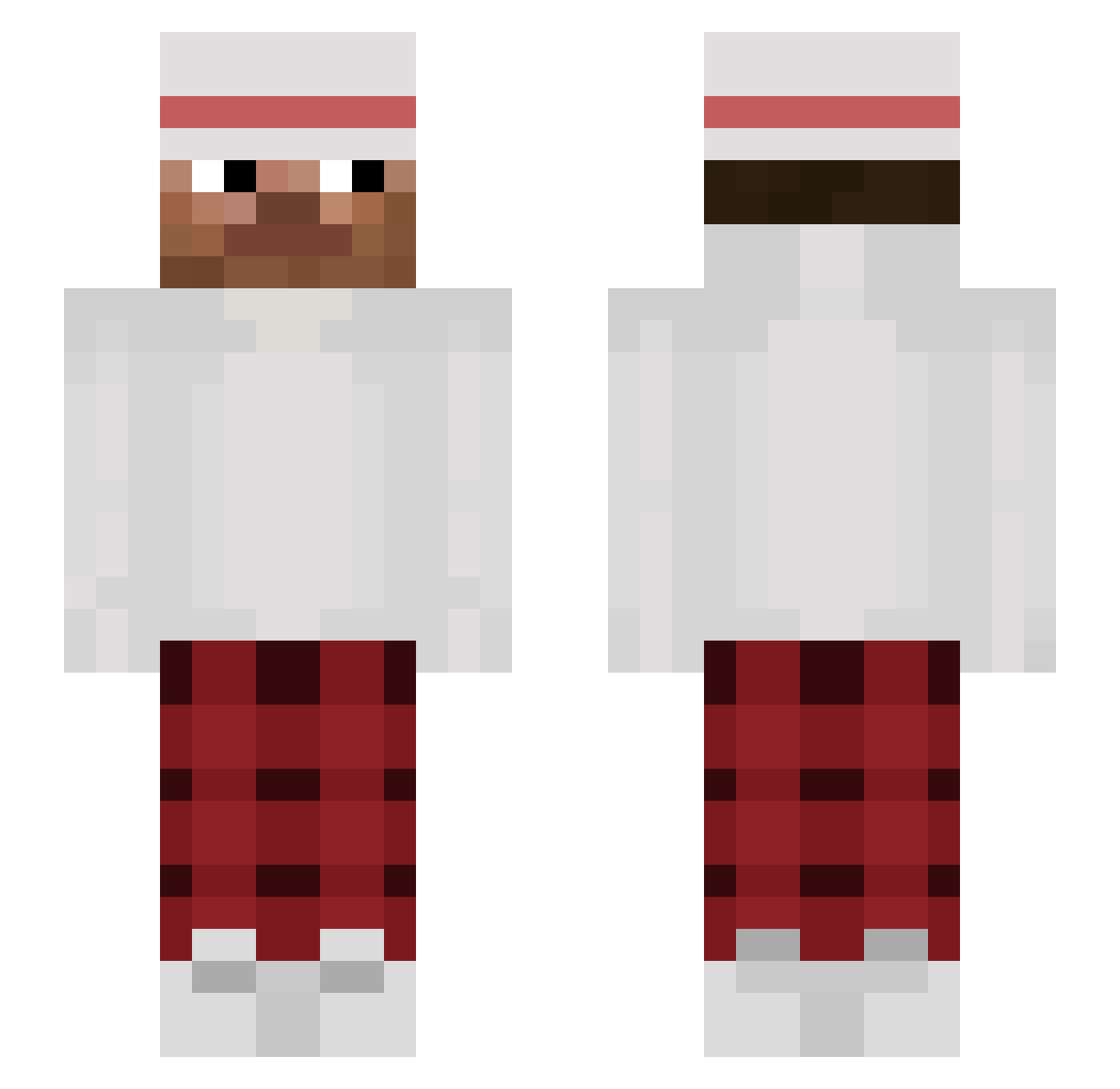 Techn1cality_ Minecraft skin, front and back view