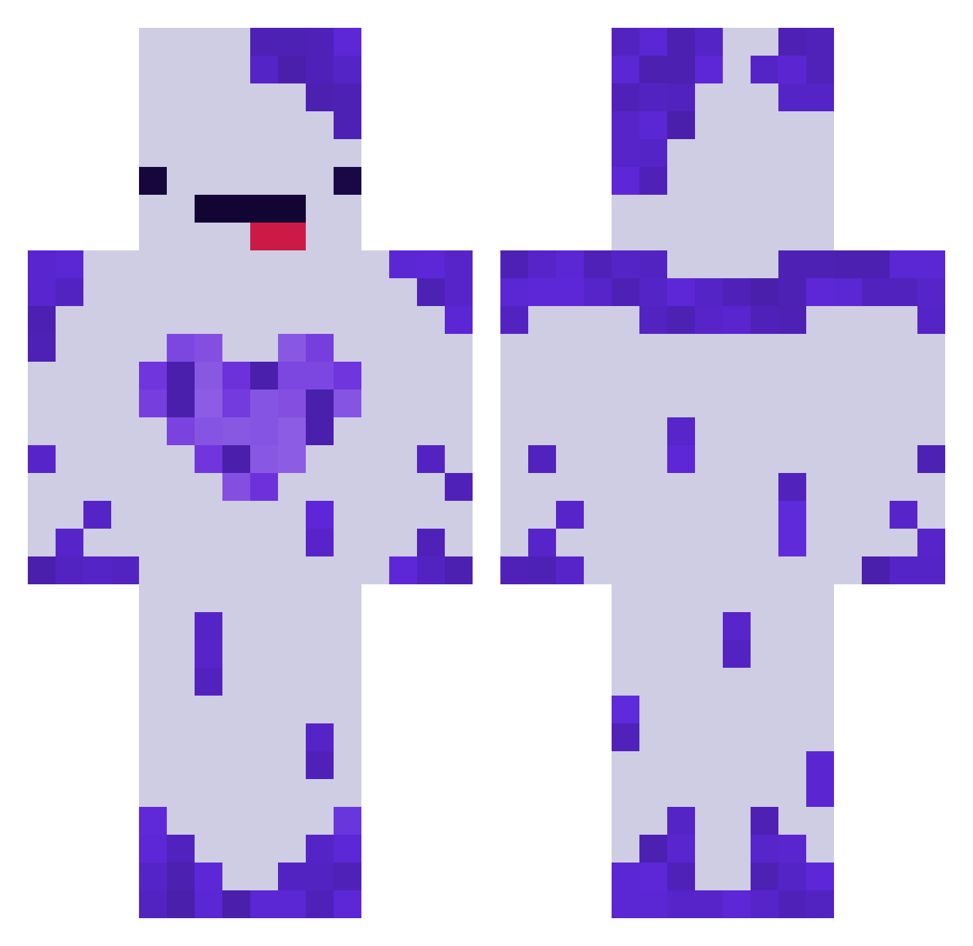skibidi_bobtimmy Minecraft skin, front and back view