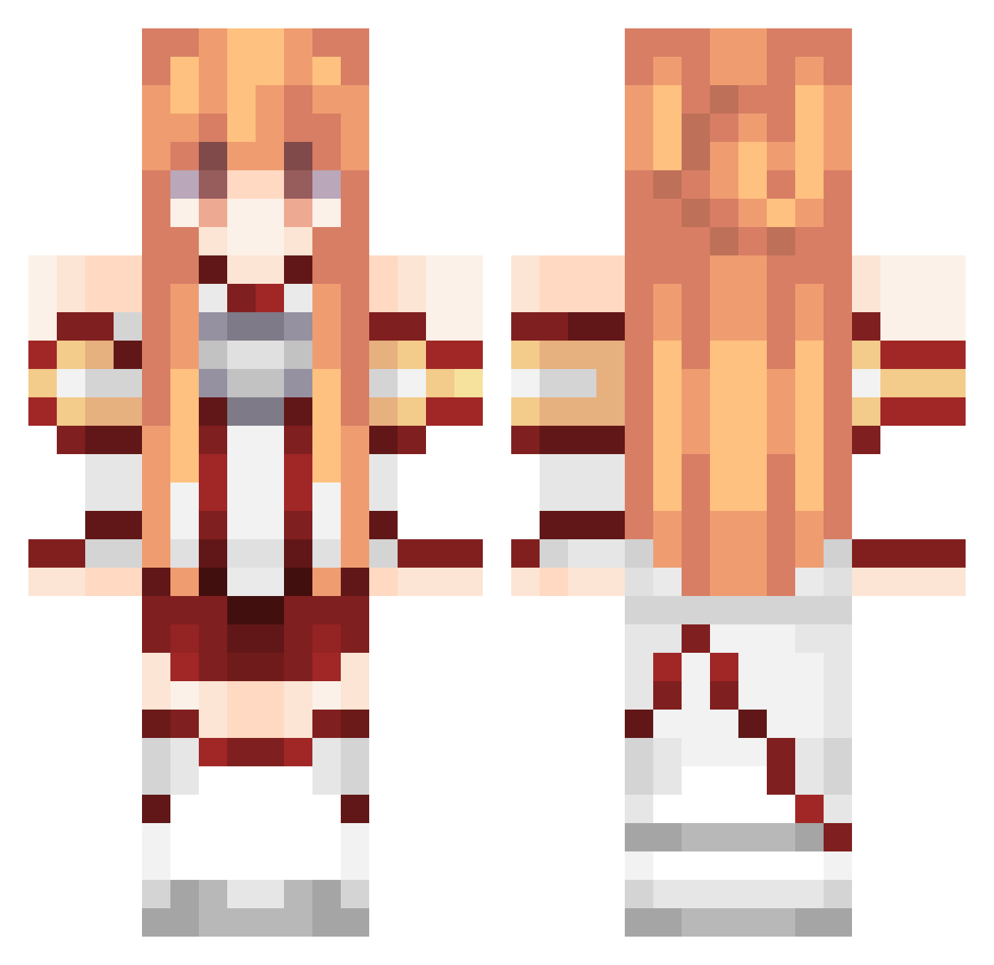 Landon0213 Minecraft skin, front and back view