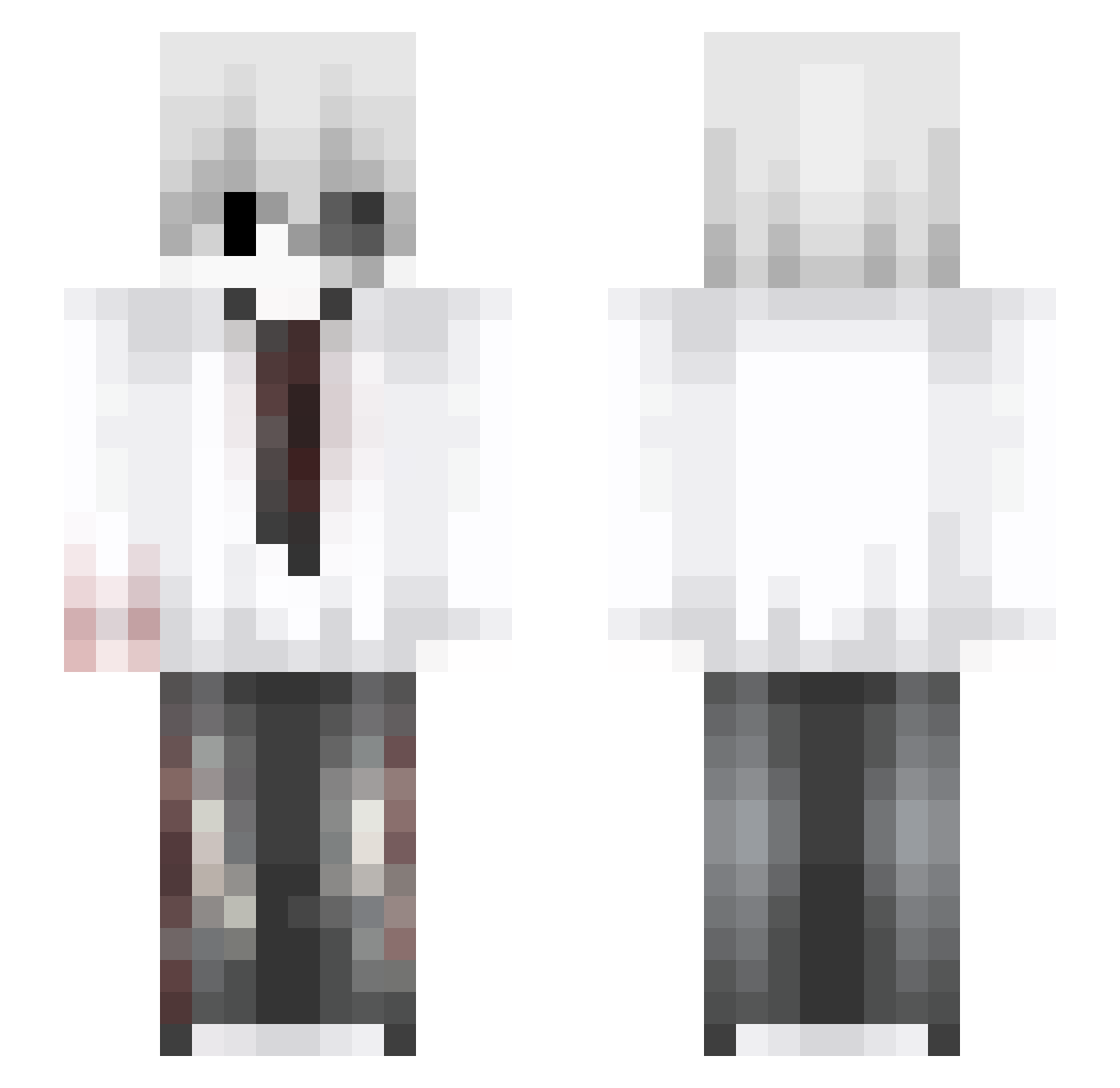 Igsv Minecraft skin, front and back view