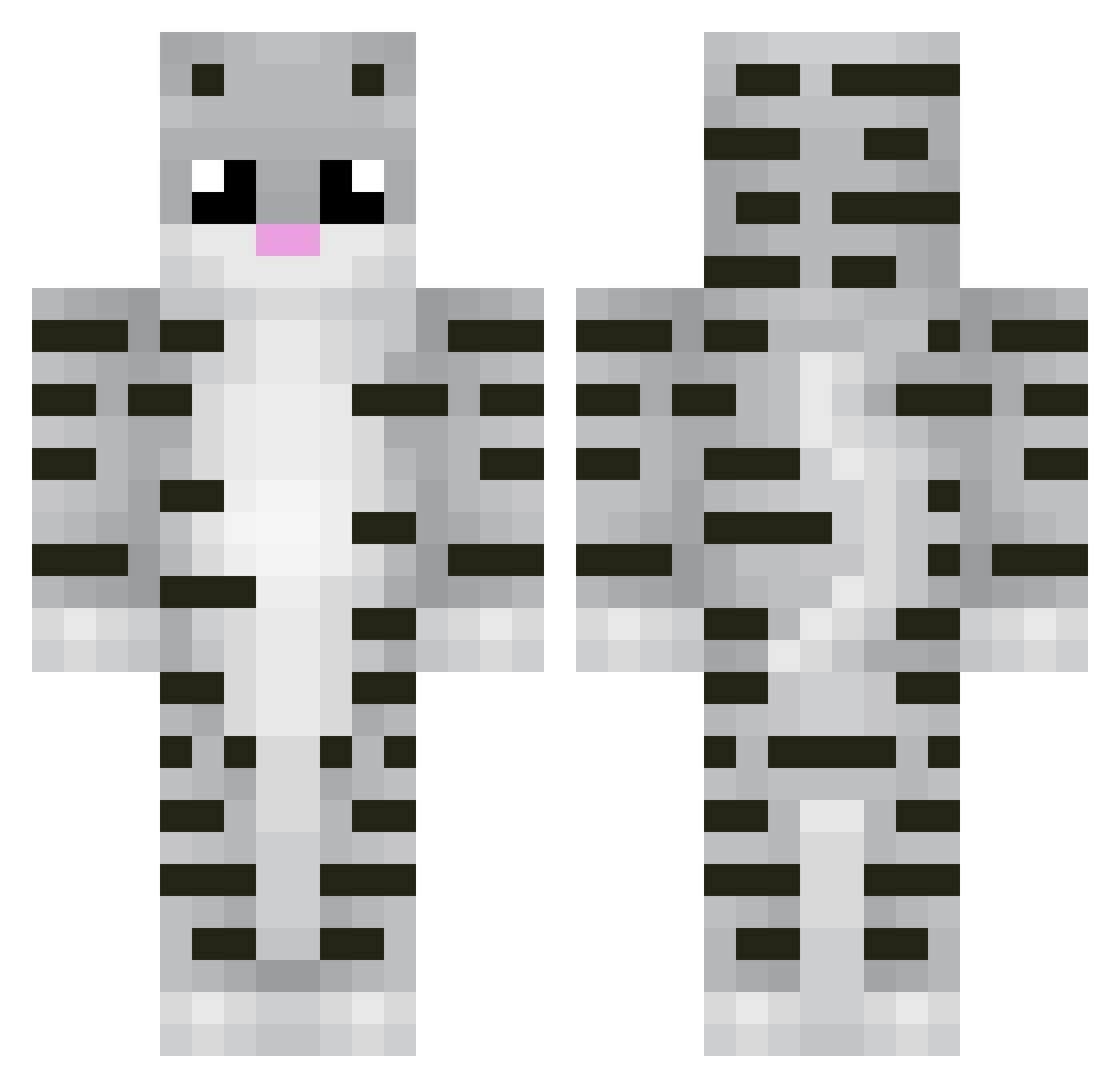 alltimelow43 Minecraft skin, front and back view